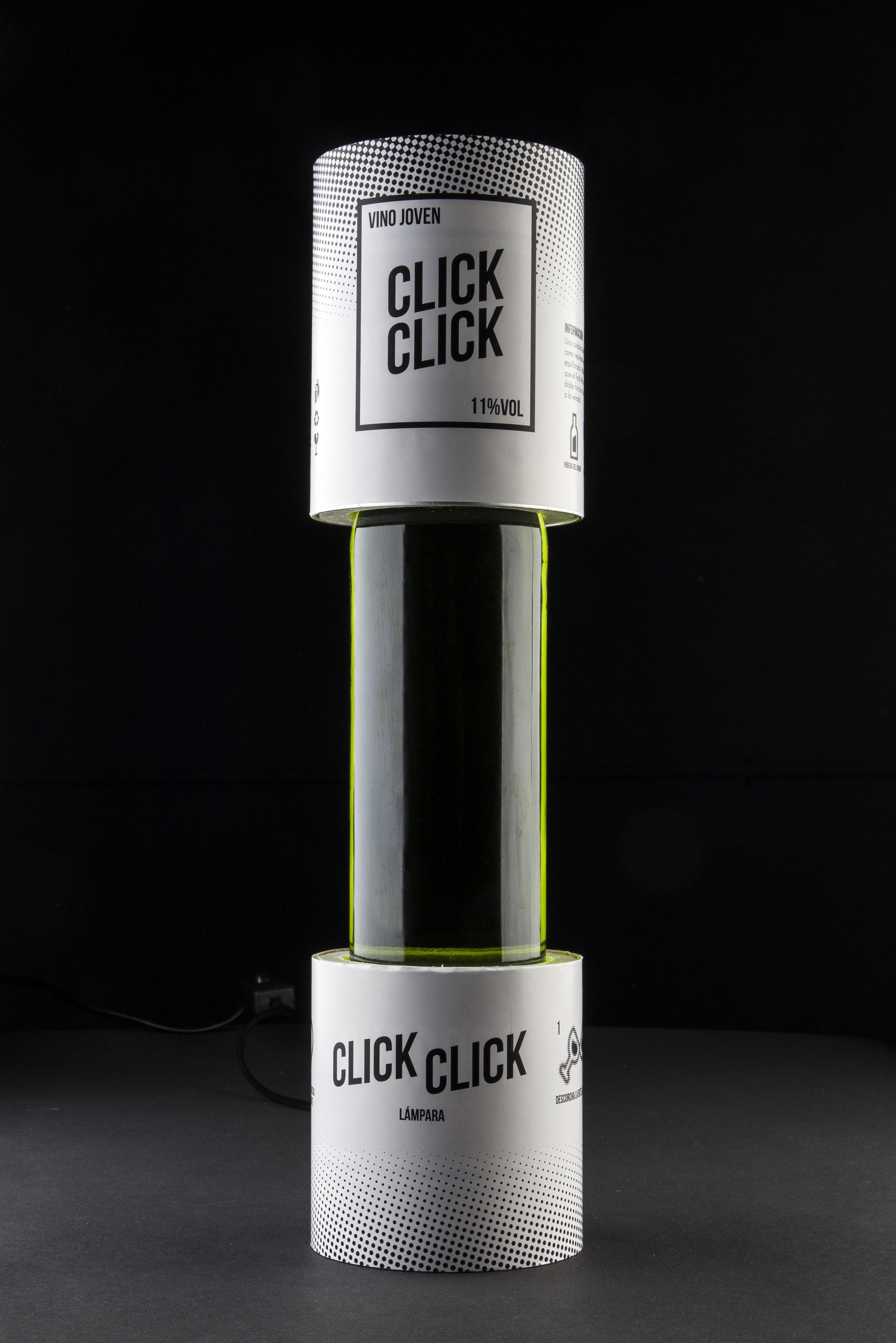 Click Click - Wine/ Lamp proyect by Daniel Iglesias - Creative Work - $i
