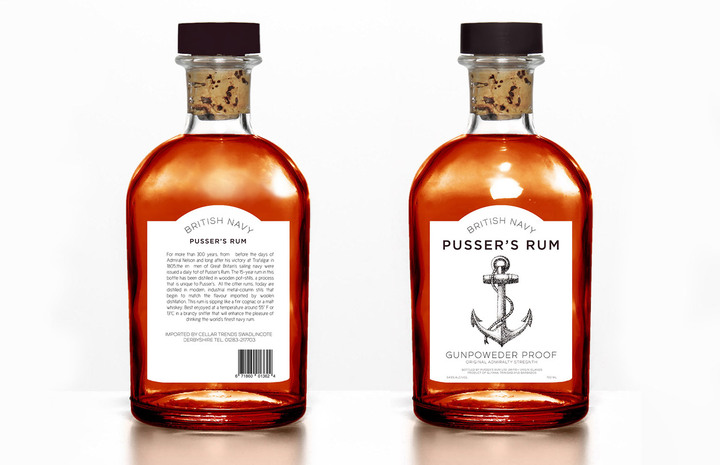 Pusser's Rum Packaging Redesign by Vasiliki Zotou - Creative Work - $i