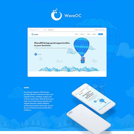WaveOC Corporate Website Redesign