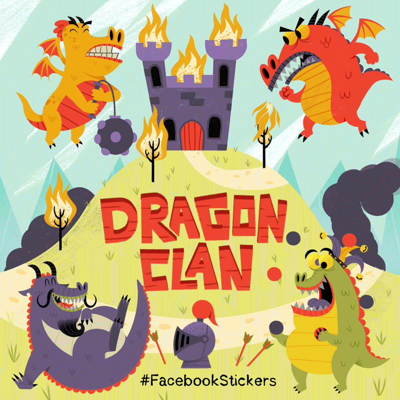 Facebook Dragon Clan by Muti - Creative Work