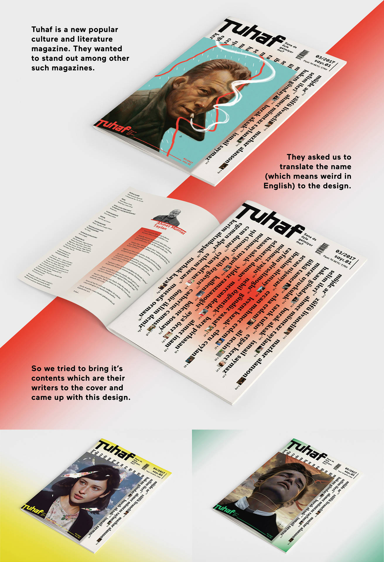 Tuhaf Magazine by Aksel Ceylan & Efe Kaptanoğlu & Taylan Özgür Akçam - Creative Work