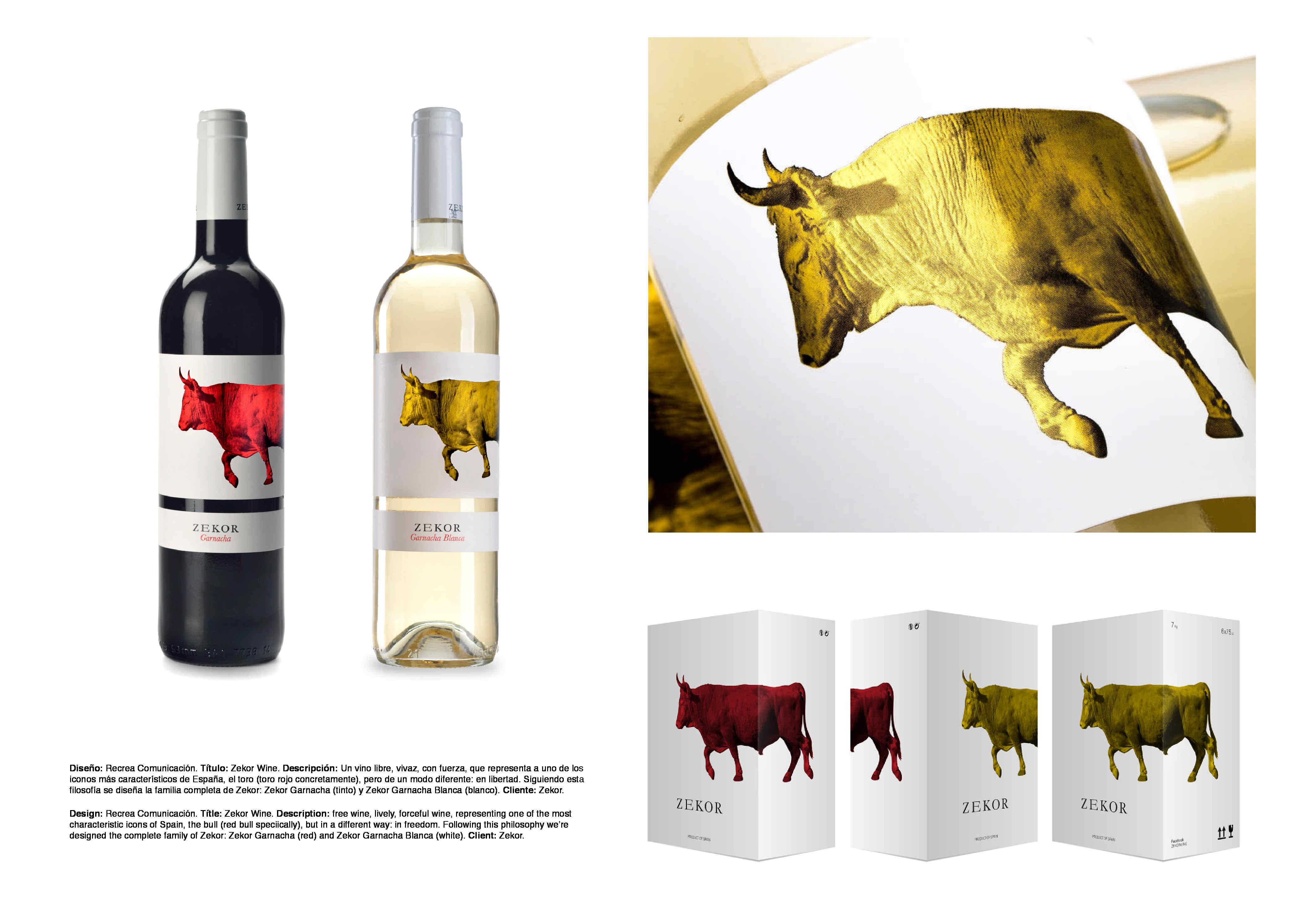 Zekor. Wine by Recrea Comunicación - Creative Work