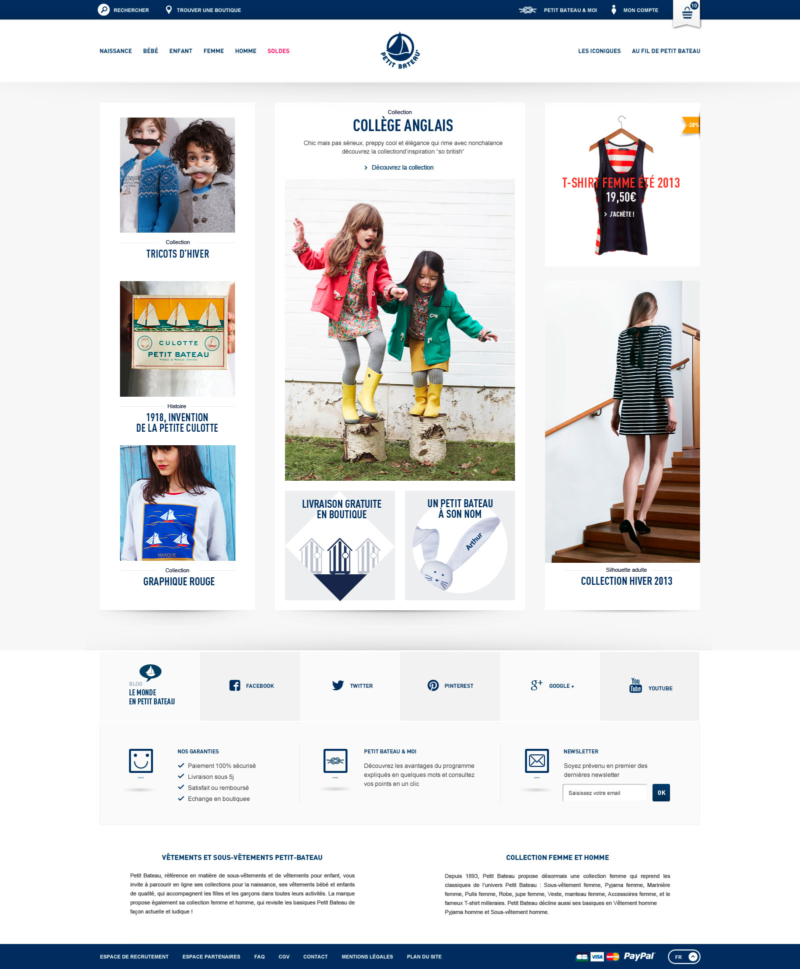 Petit Bateau website redesign by altima° - Creative Work