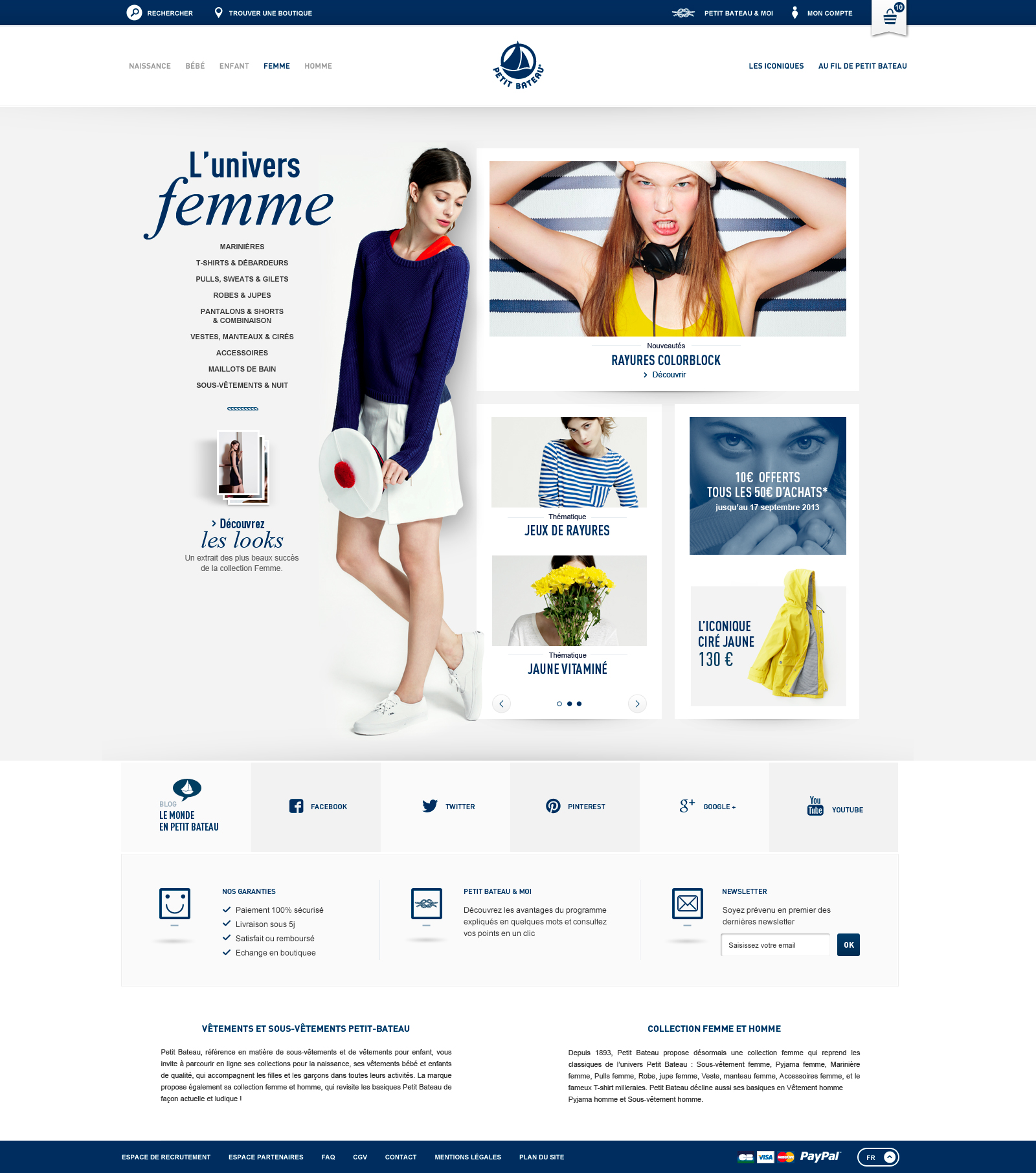 Petit Bateau website redesign by altima° - Creative Work - $i