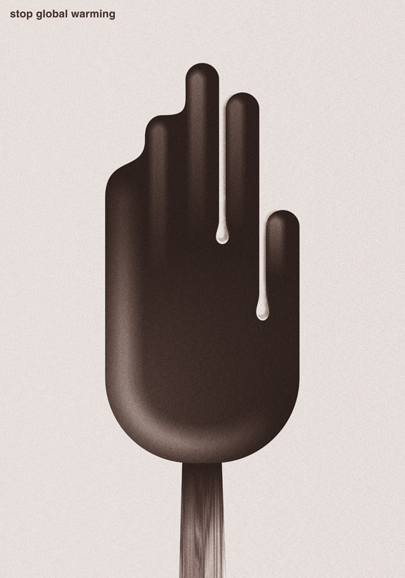 Stop global warming / poster by Wojciech Janicki - Creative Work