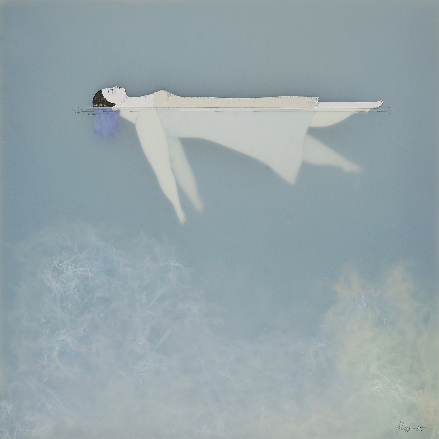 Afloat (Water woman X) by Sonia Alins - Creative Work