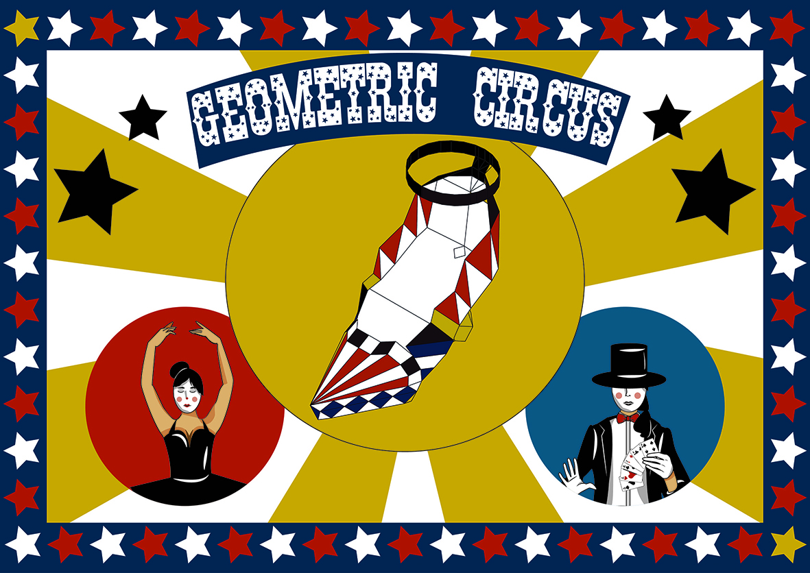 Geometric Circus by Lucía Vizán - Creative Work - $i