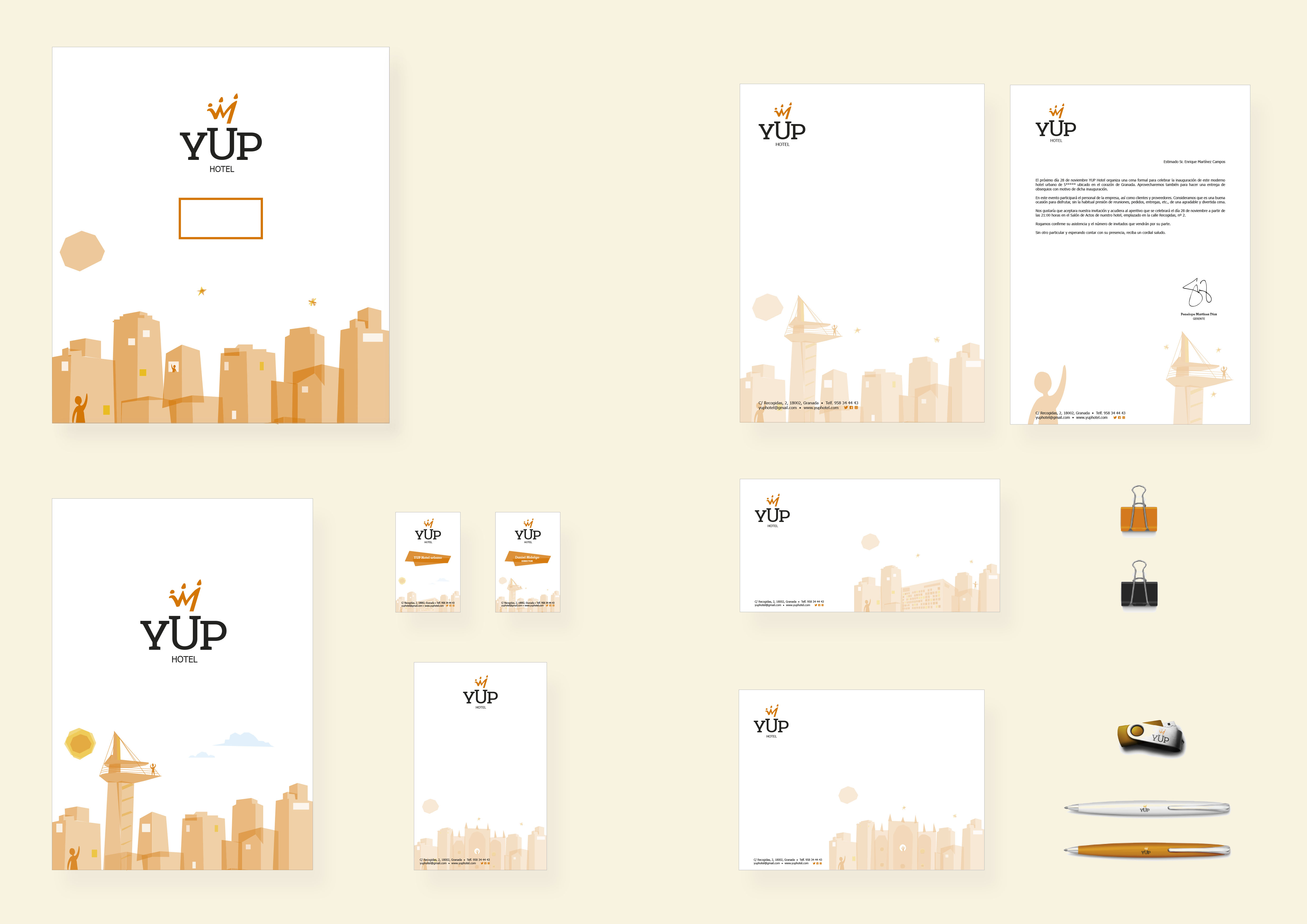 YUP Hotel Urbano - Identidad Corporativa by Daniel Hidalgo Pérez - Creative Work - $i