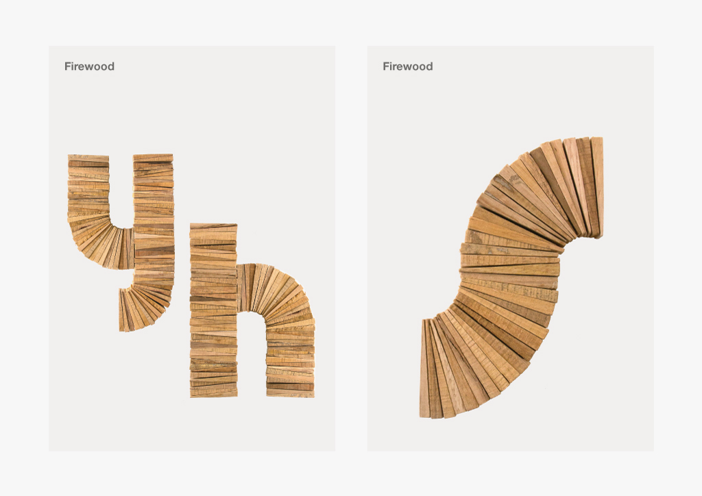Firewood. Experimental Typographic Project  by Estudi Ramon Carreté - Creative Work - $i