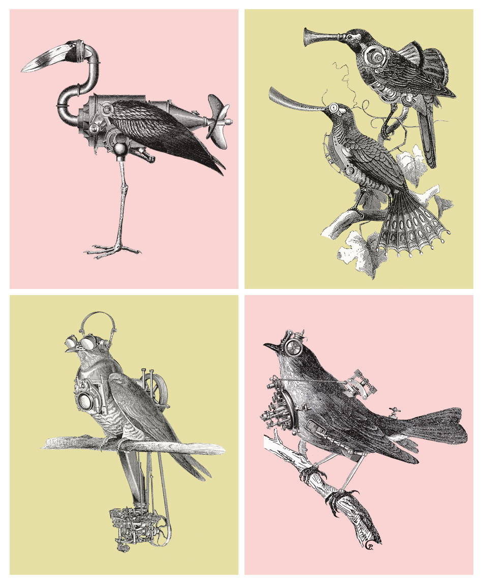 las aves del Cierzo, para Viñas Altas by celsius pictor - Creative Work