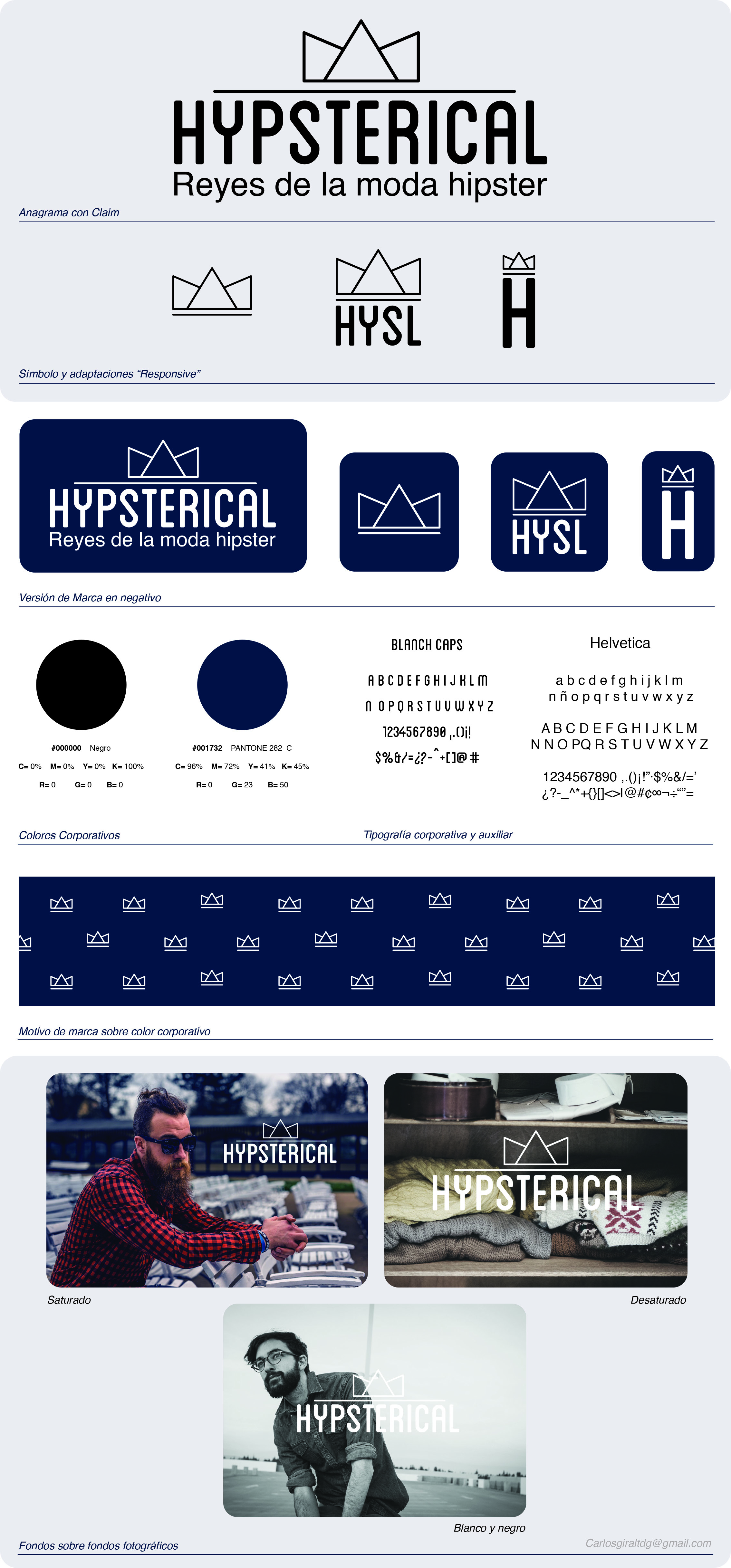 Hypsterical - Marca para tienda de ropa by Carlos Giralt - Creative Work
