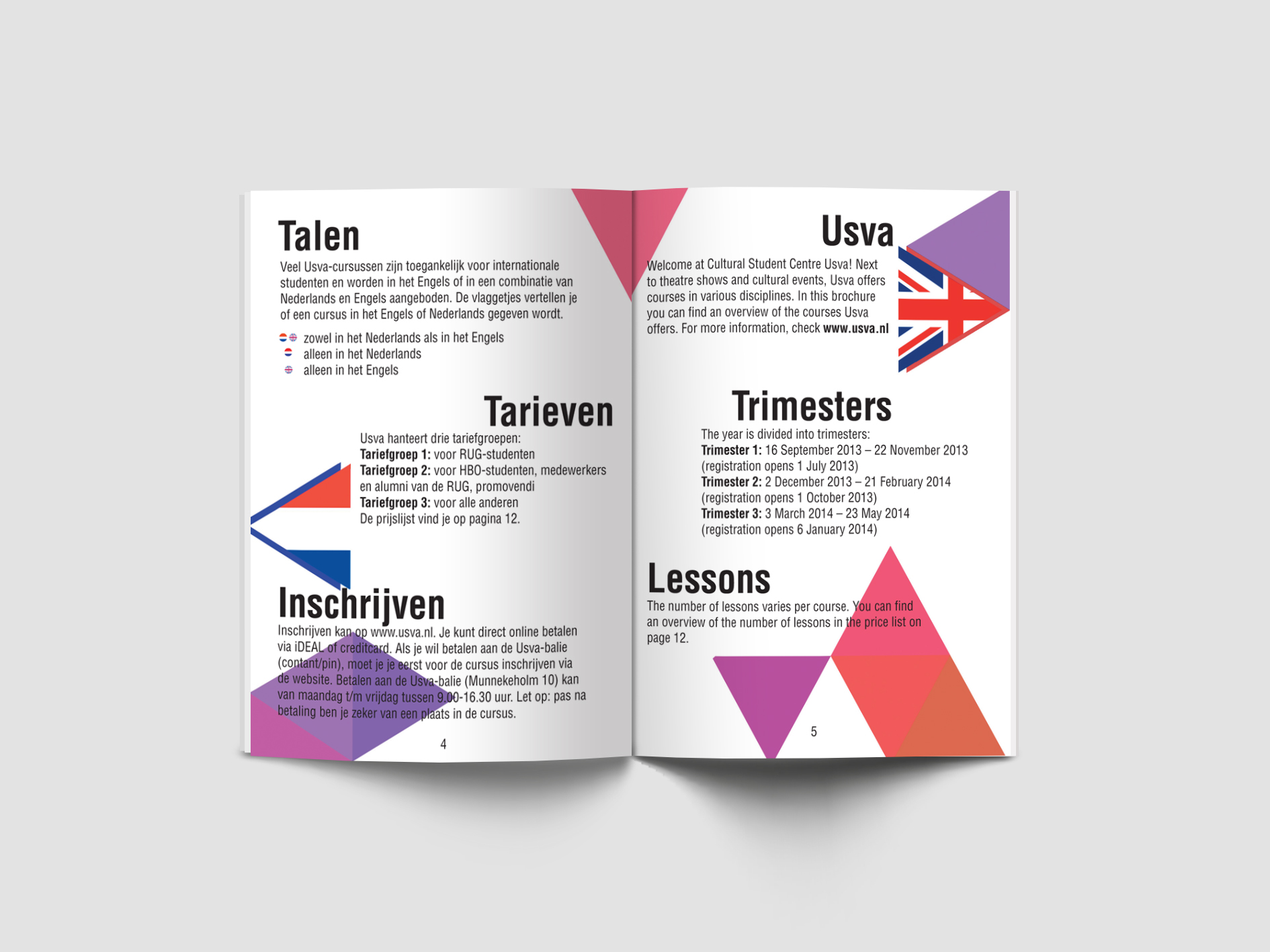 USVA COURSES Brochure by Javi Olalla - Creative Work - $i