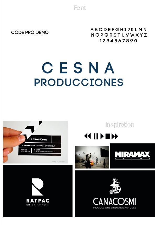 CESNA Producciones Rediseño by Inés Cordovés - Creative Work - $i