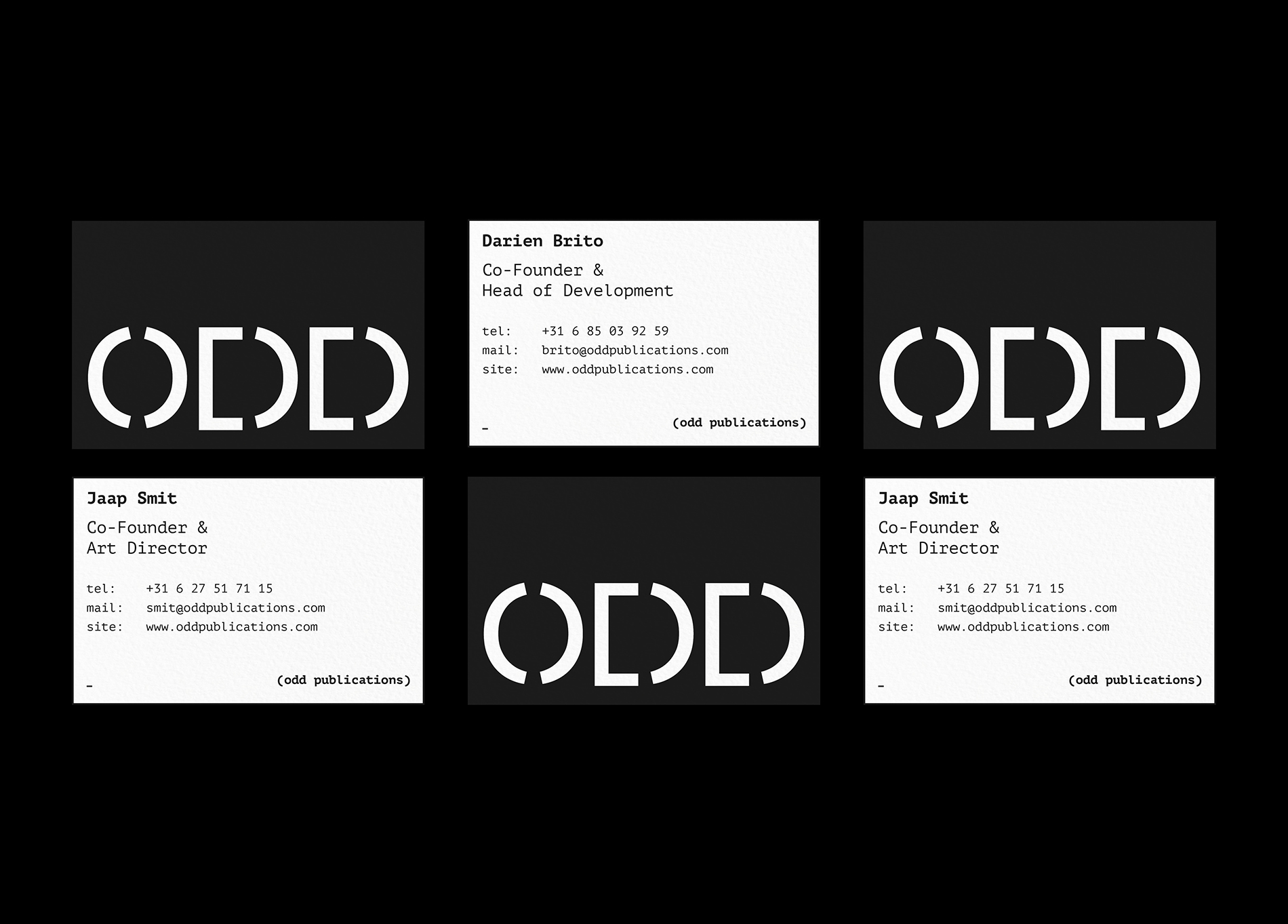 Odd Publications — Identity Design by Jaap Smit - Creative Work - $i