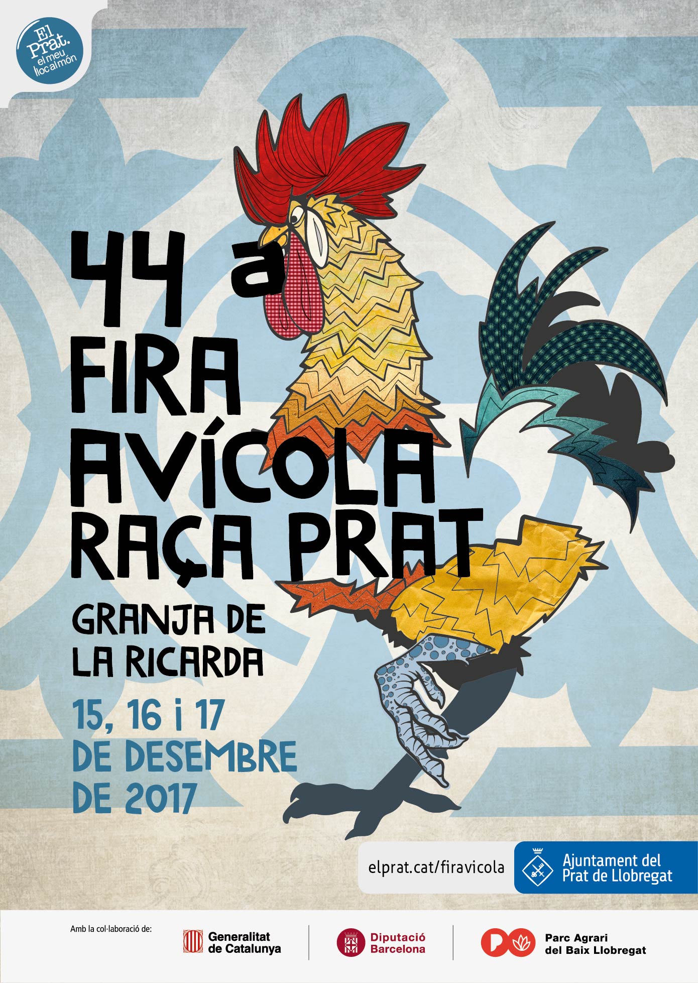Disseny campanya gràfica 44a Fira avícola Raça Prat by Satur Herraiz - Creative Work