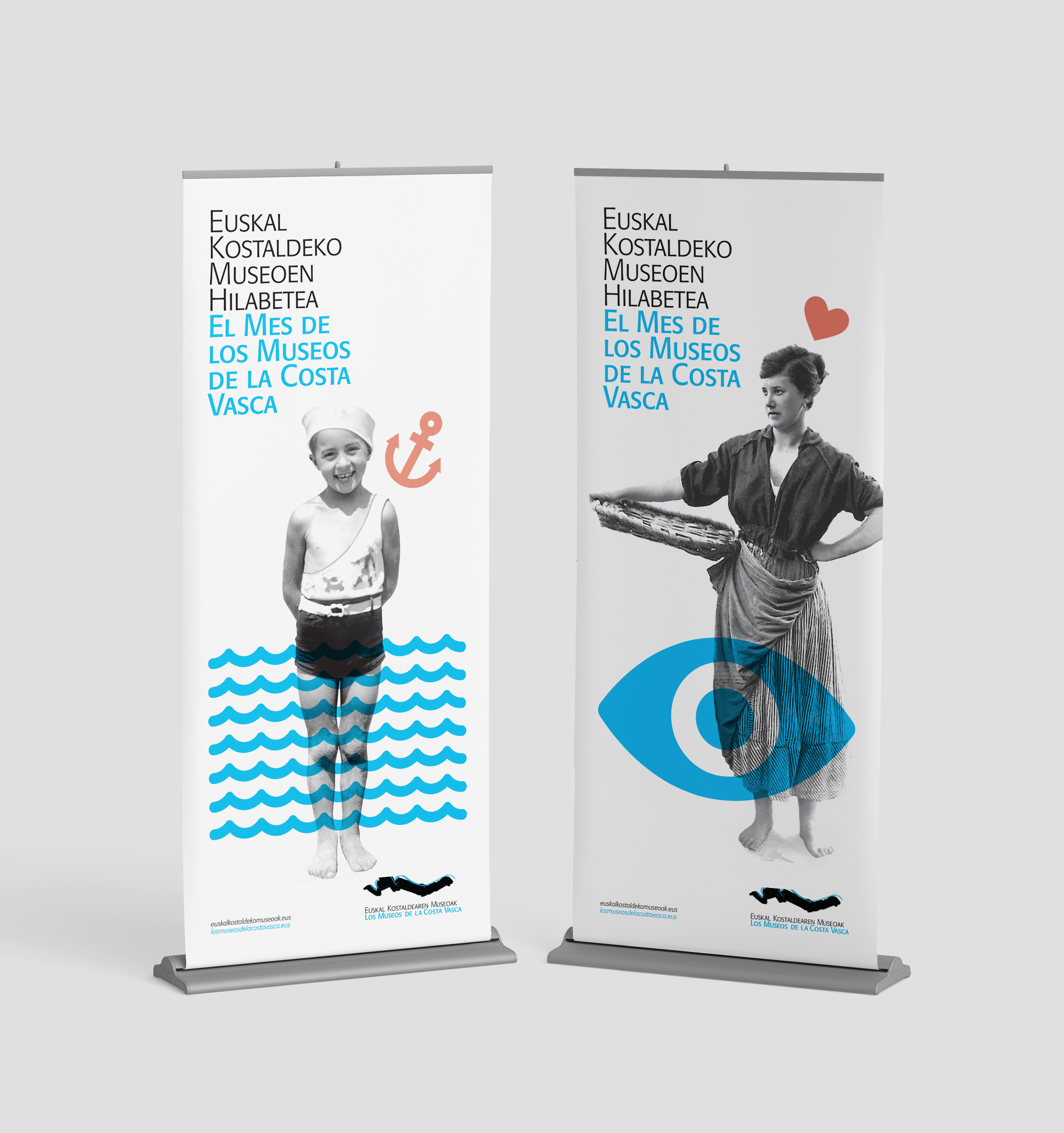 Campaña de comunicación para la Red de Museos de la Costa Vasca by Nagore M. Jauregi - Creative Work - $i