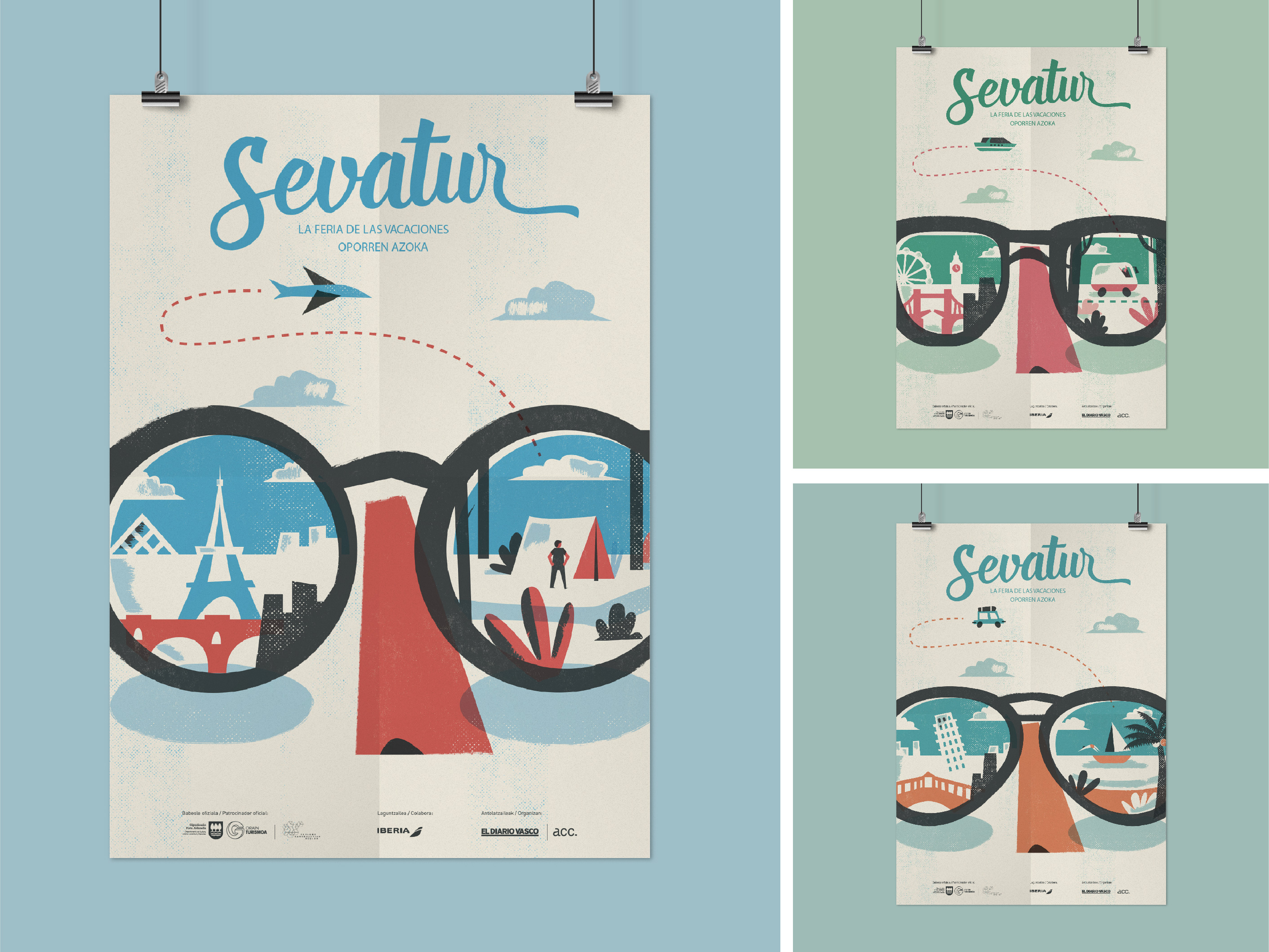 Gráfica de la campaña para la feria SEVATUR 2020 by Ane Arzelus - Creative Work - $i