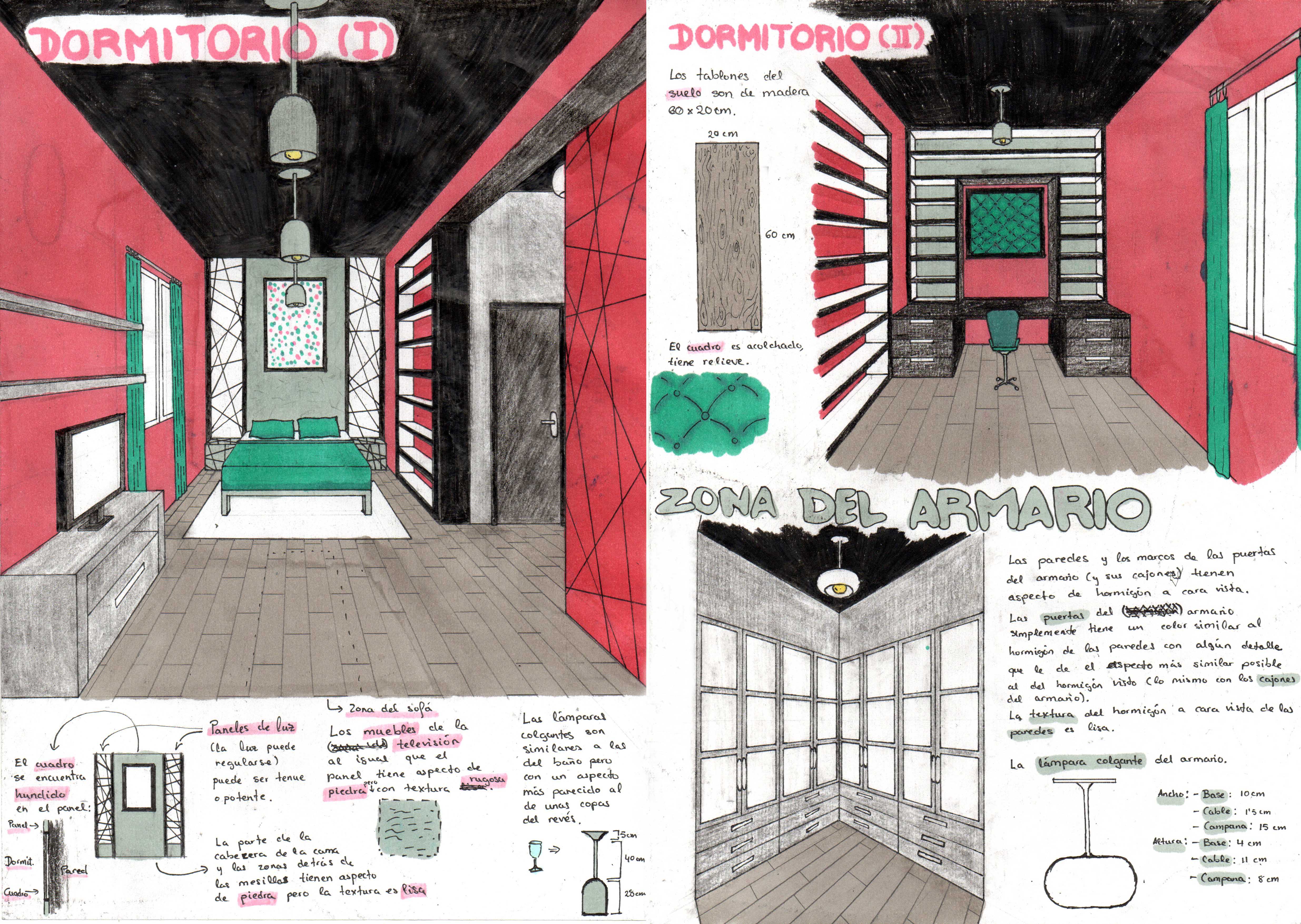 Dormitorio Ideal para estudiante by Ana Paola Cubas Zanabria - Creative Work - $i