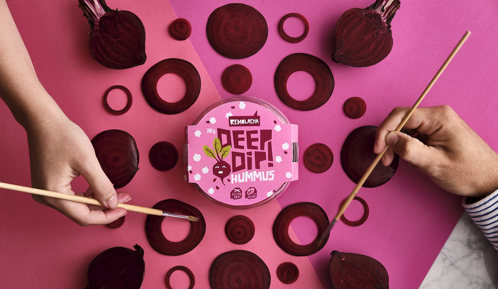 DEEP DIP: Tasty, sustainable and to share legume based spreads company by DOT - Creative Work