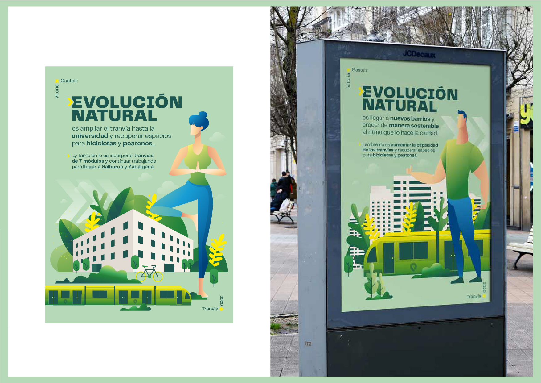 Tranvía Vitoria-Gasteiz. Evolución Natural by SIROPE | Agencia Creativa - Creative Work - $i