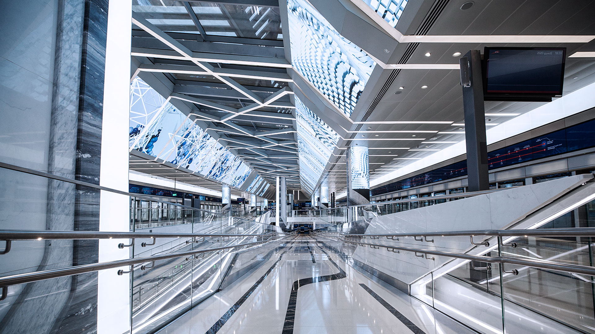 EXPO 2020 Metro Station Dubai  by Hotaru Visual Guerrilla - Creative Work