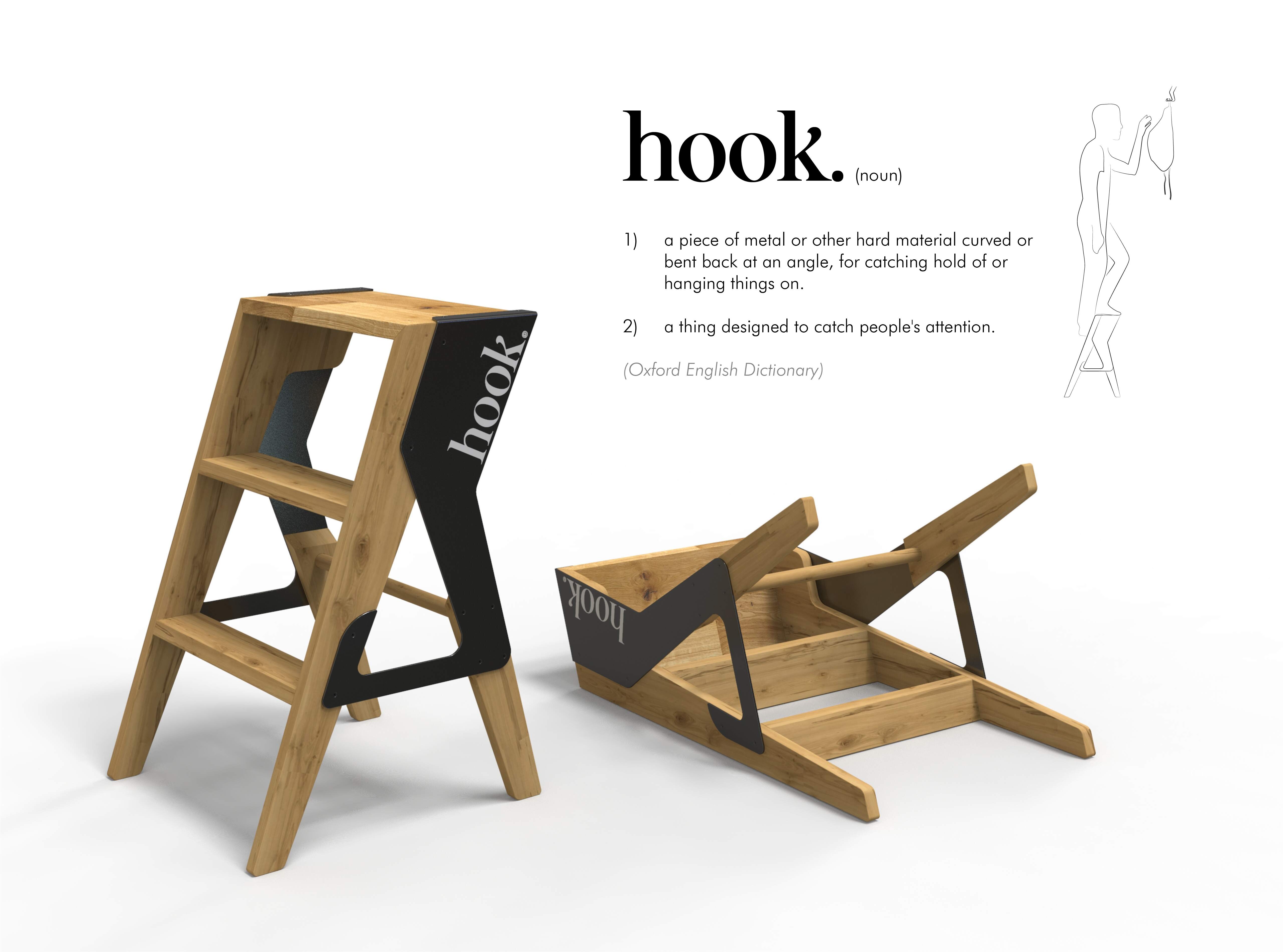 hook. - Stepladder Design by Kerem İnak - Creative Work