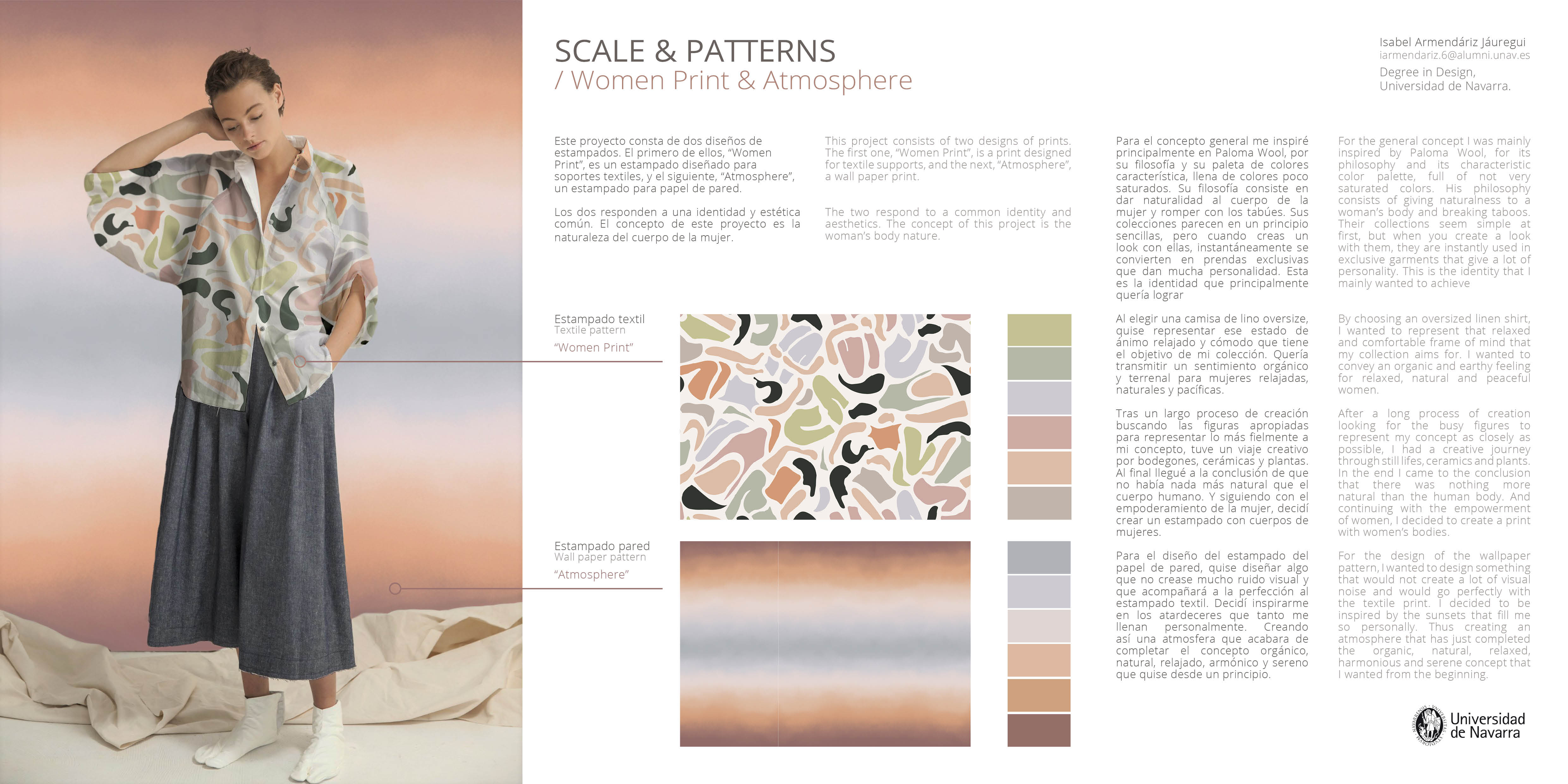 Scale & Patterns / Women Print & Atmosphere by Isabel Armendariz Jauregui - Creative Work - $i