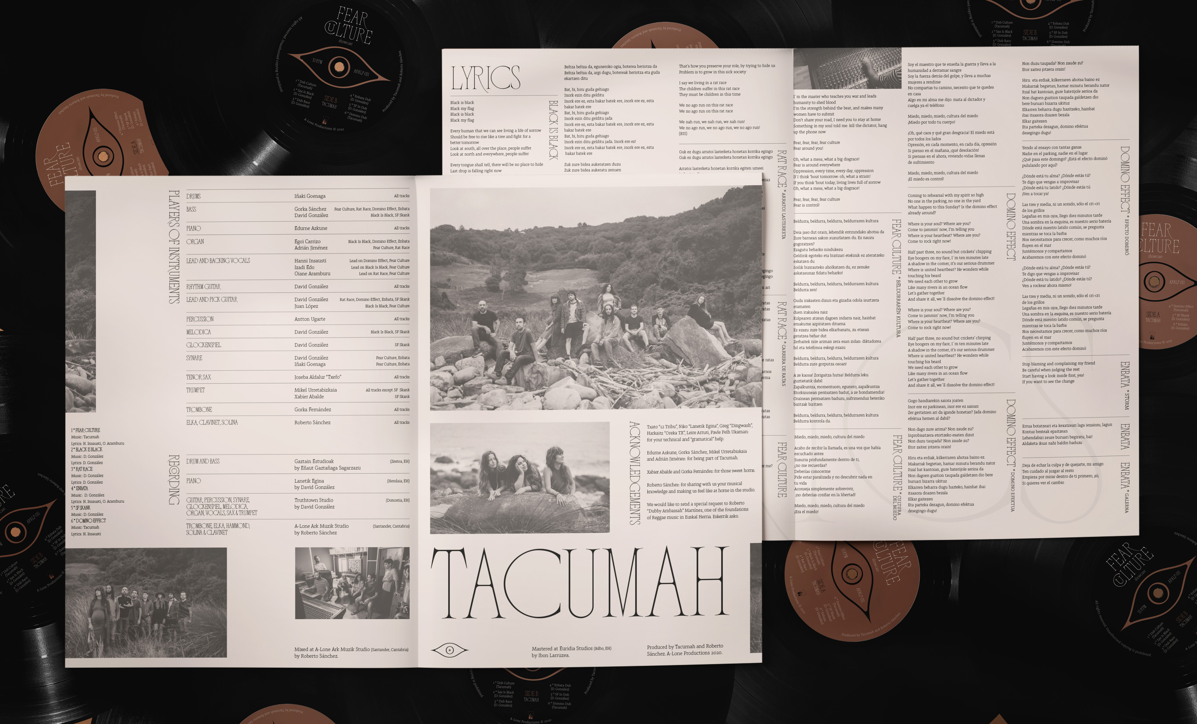 Tacumah LP - Fear Culture by Clara Briones - Antton Ugarte - Creative Work - $i