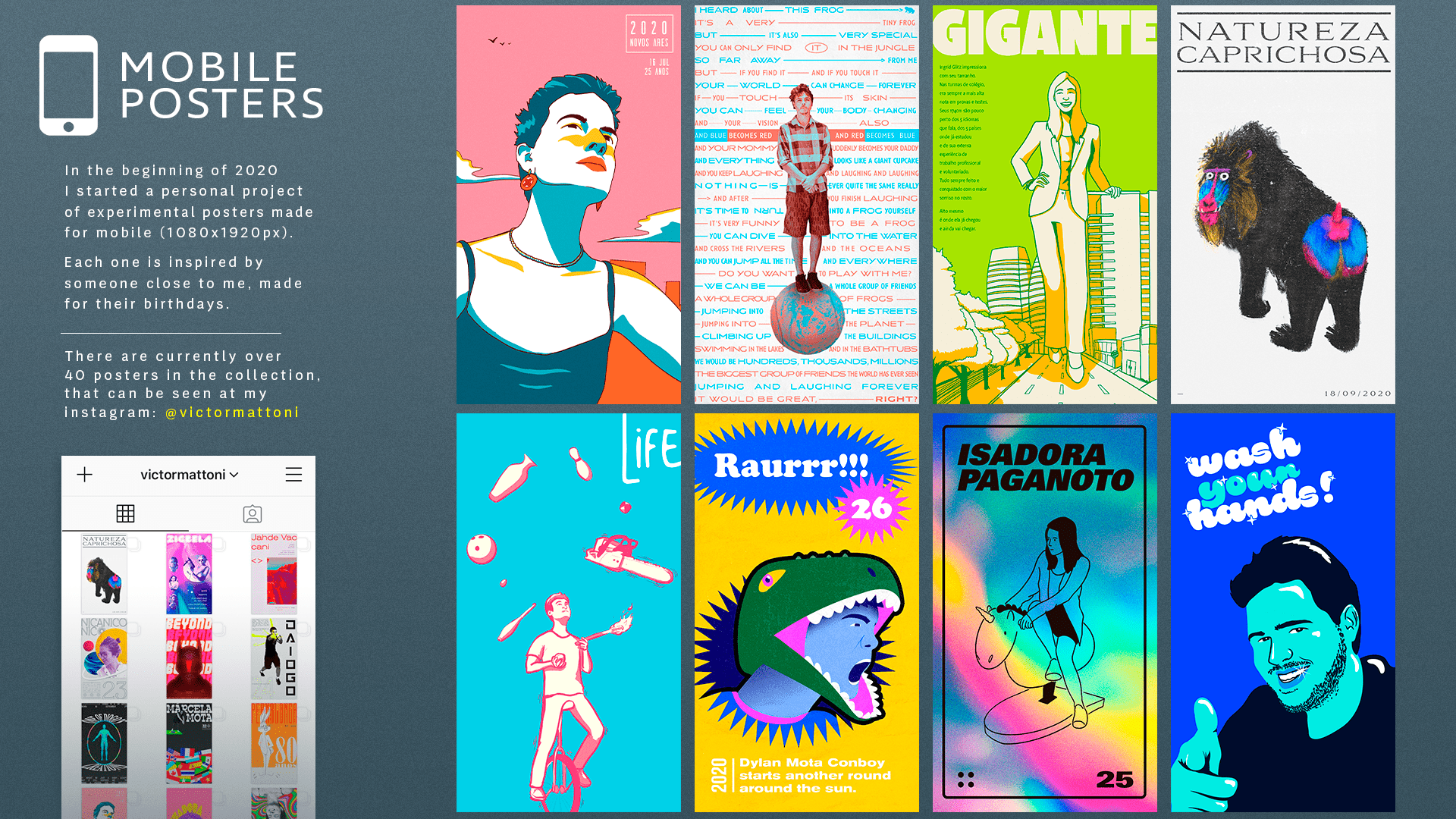 Mobile Posters by Victor Luis Mota Mattoni - Creative Work