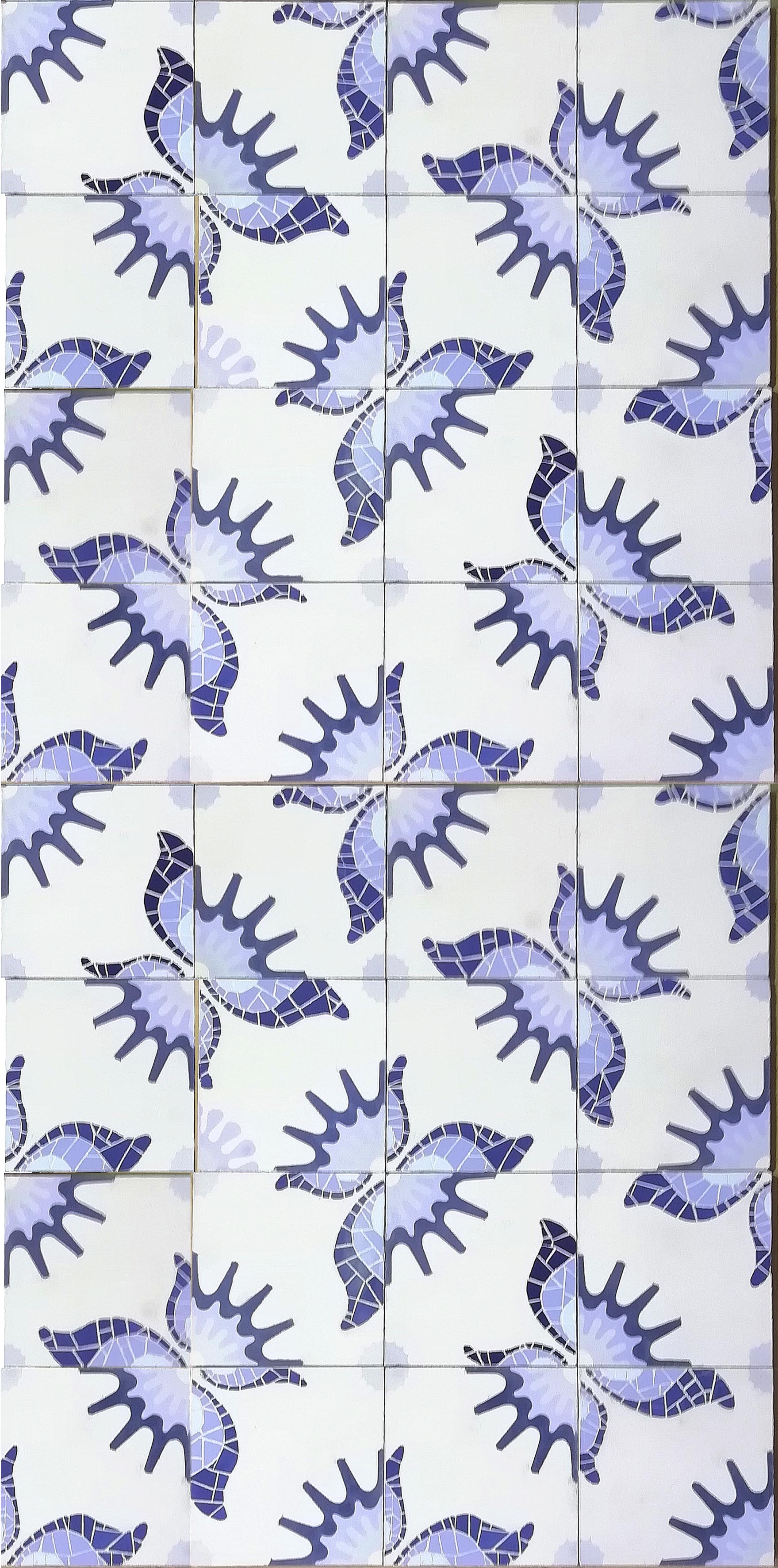 Trencadis Cement Tile by Gal Hart - Creative Work