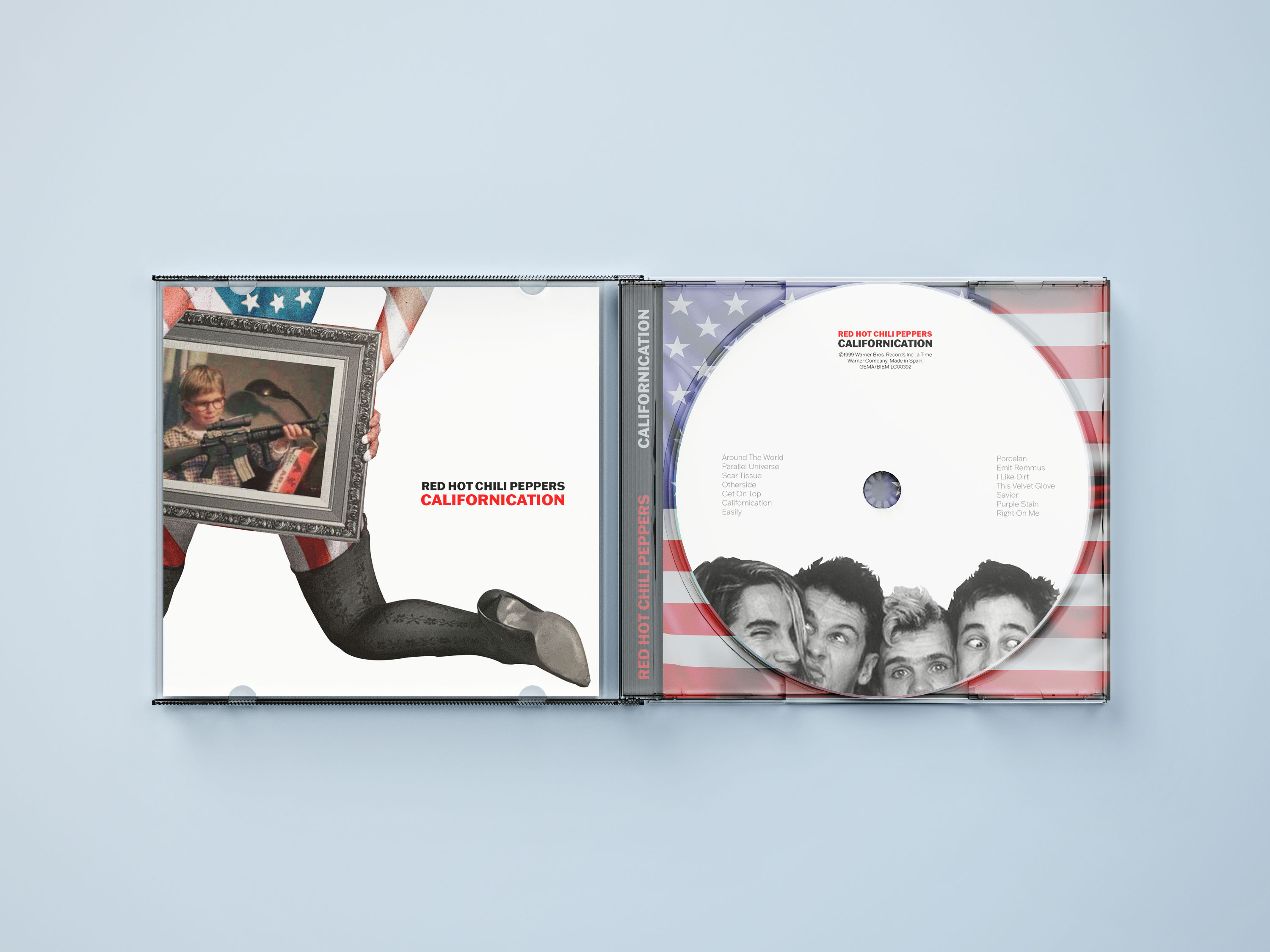Restyling CD Album Californication by Paula Megido García - Creative Work - $i