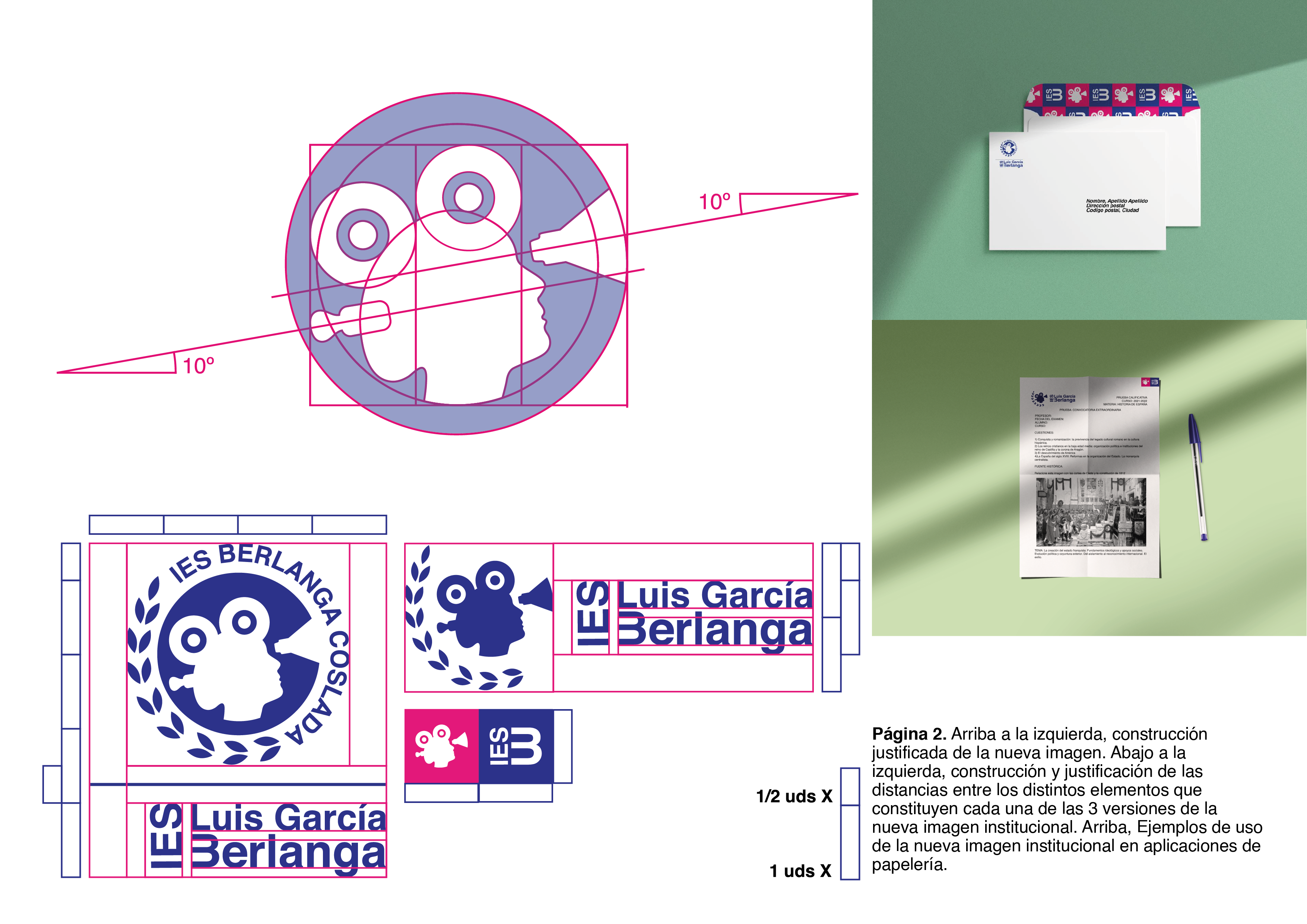 Rediseño de la imagen institucional del IES Luis García Berlanga by Santamaría & Alcolea - Creative Work - $i