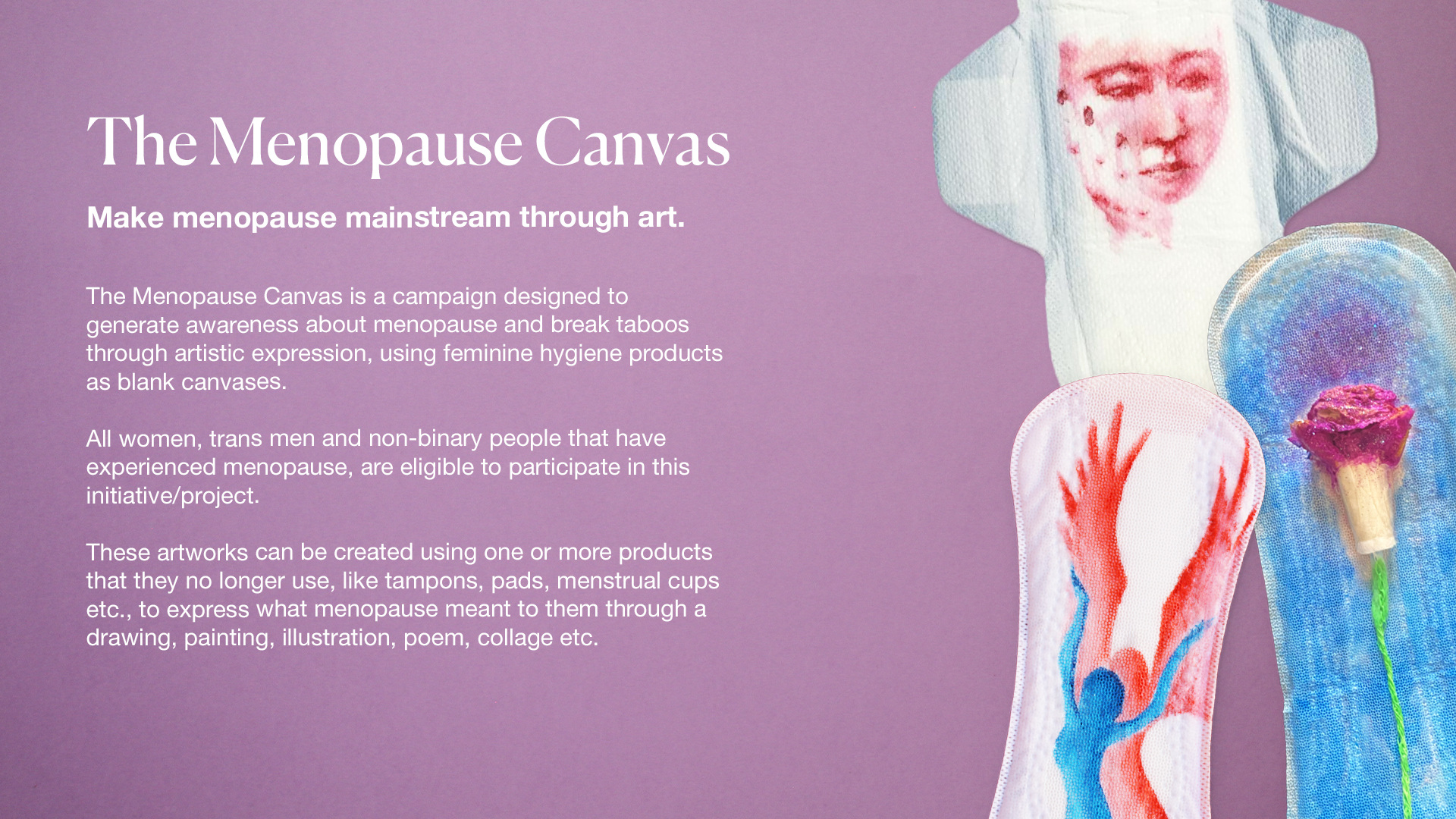 The Menopause Canvas by Andrea Proenza  - Creative Work
