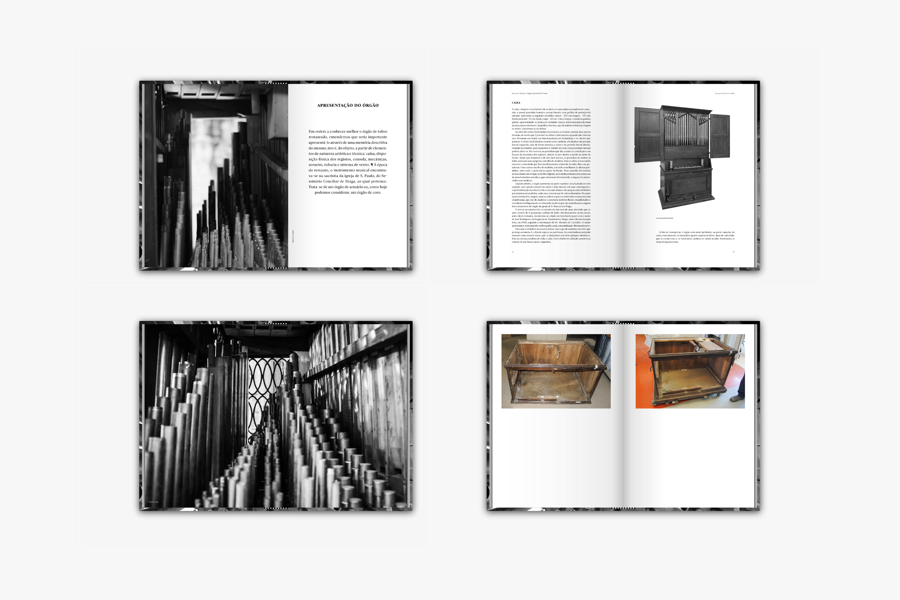 Book Philological Restoration - Pipe Organ by Afonso Designers - Creative Work - $i