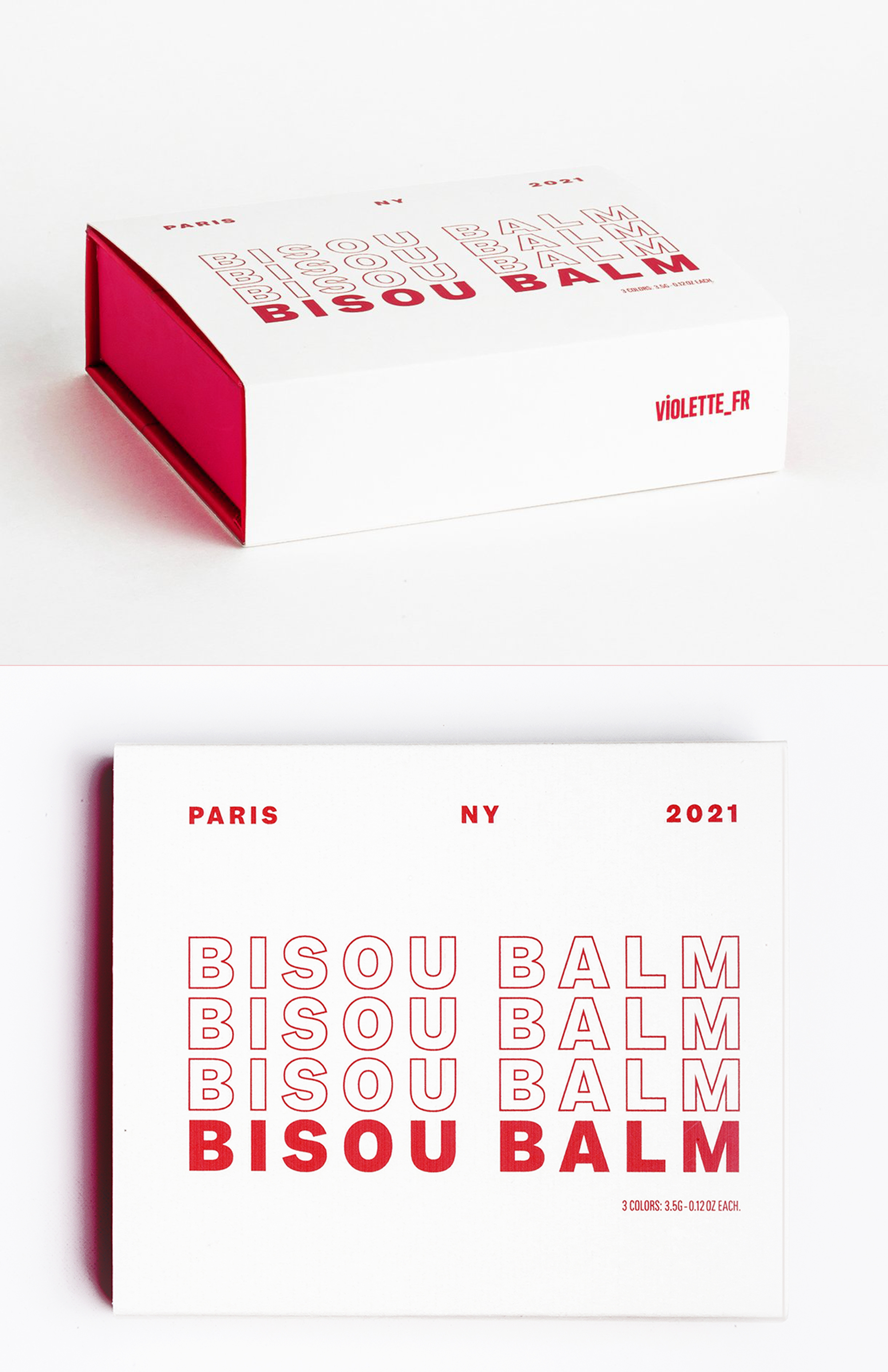 Violette_FR / Bisou Balm Packaging + Merchandising by Selected Profiles - Creative Work