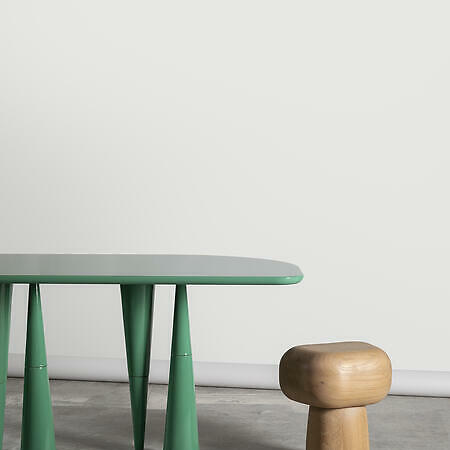 SILVIA table limited edition in enameled lavastone