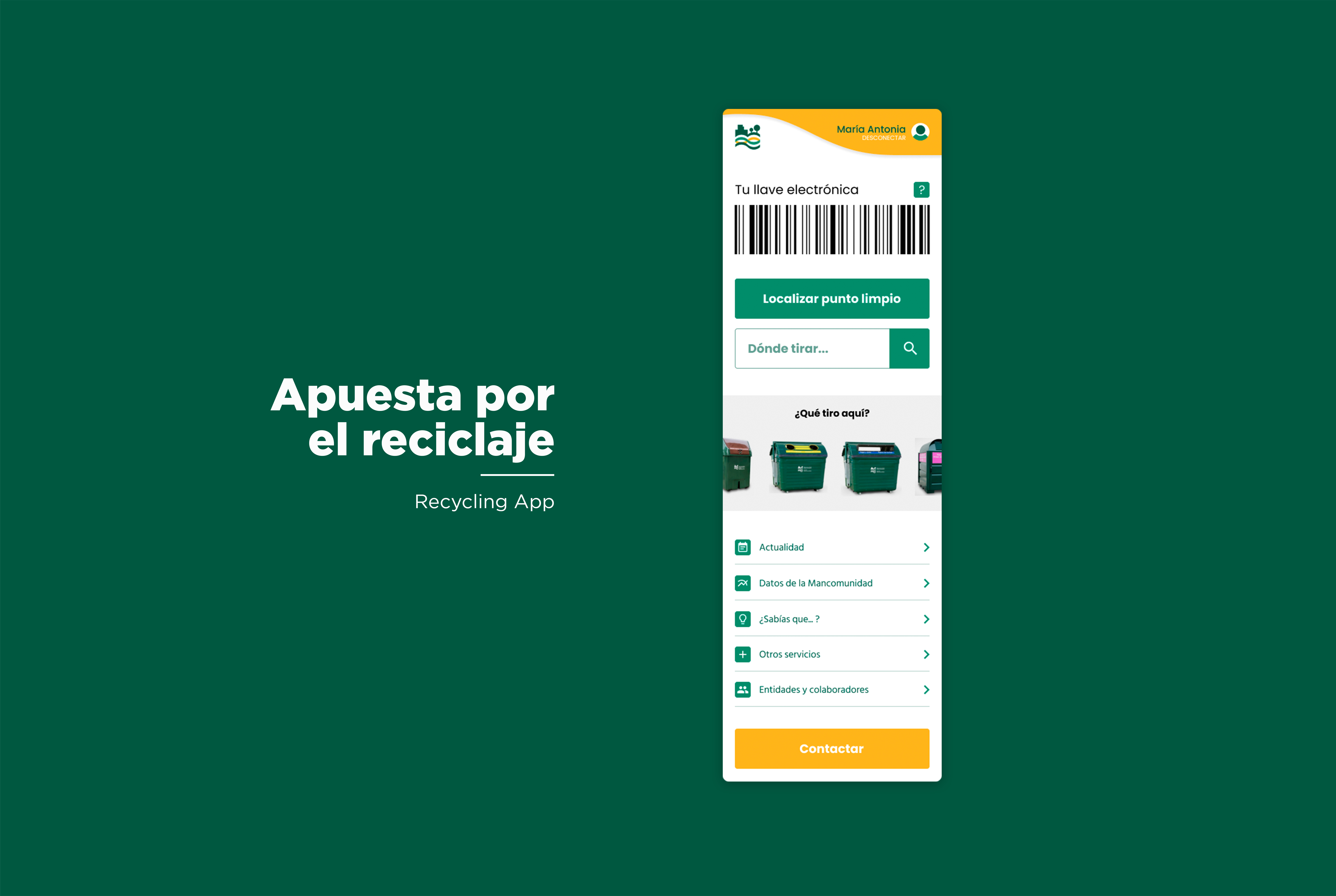 ReciclApp by Candela Elías Campos - Creative Work