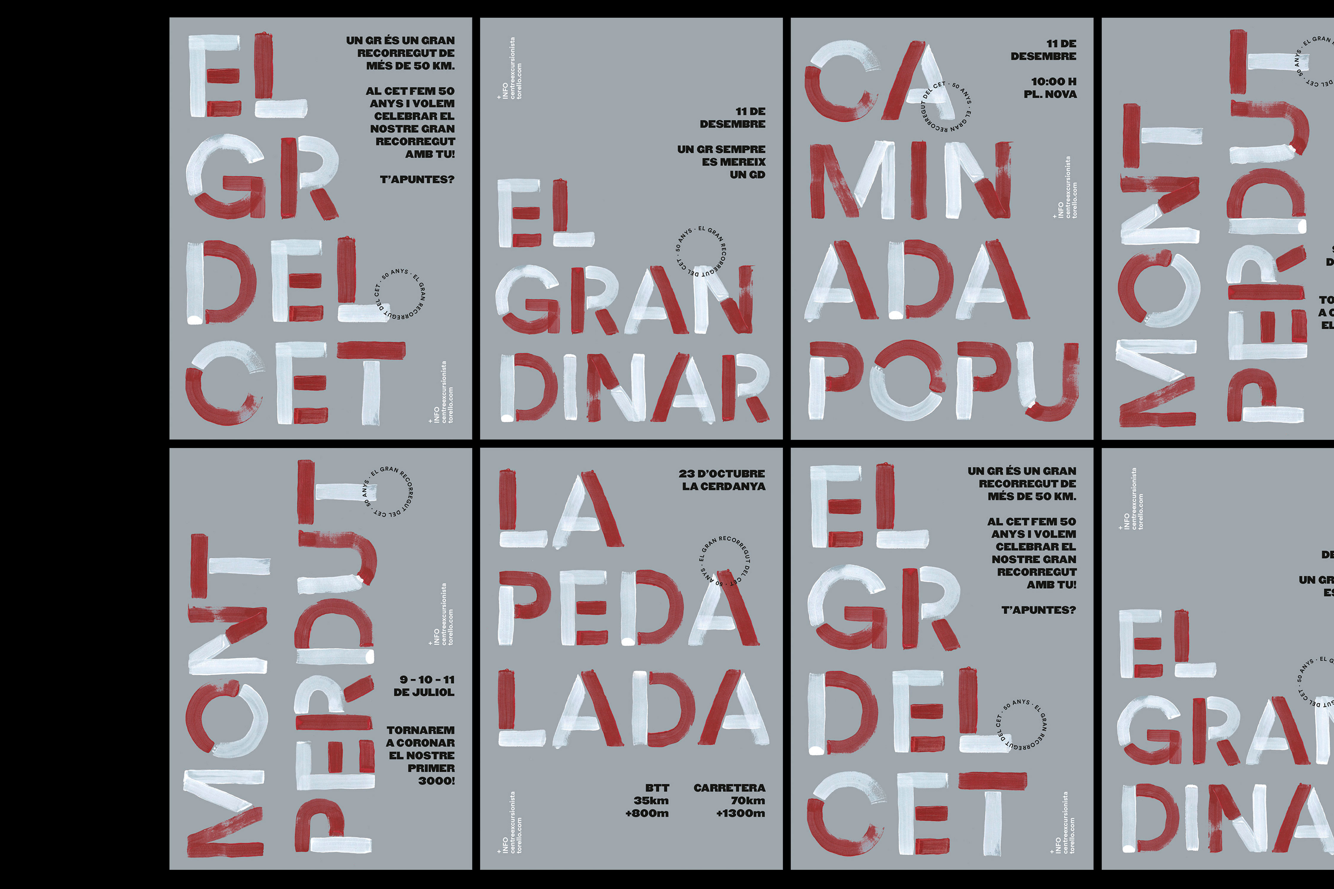 50 anys, el GR del CET by Maria Blanch Disseny - Creative Work - $i