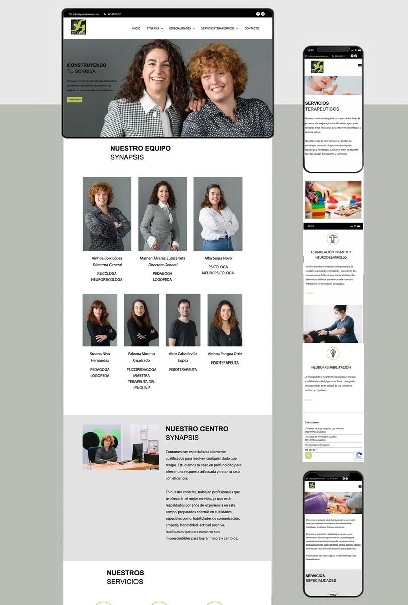 web corporativa SYNAPSIS by La Consulta Creativa - Creative Work
