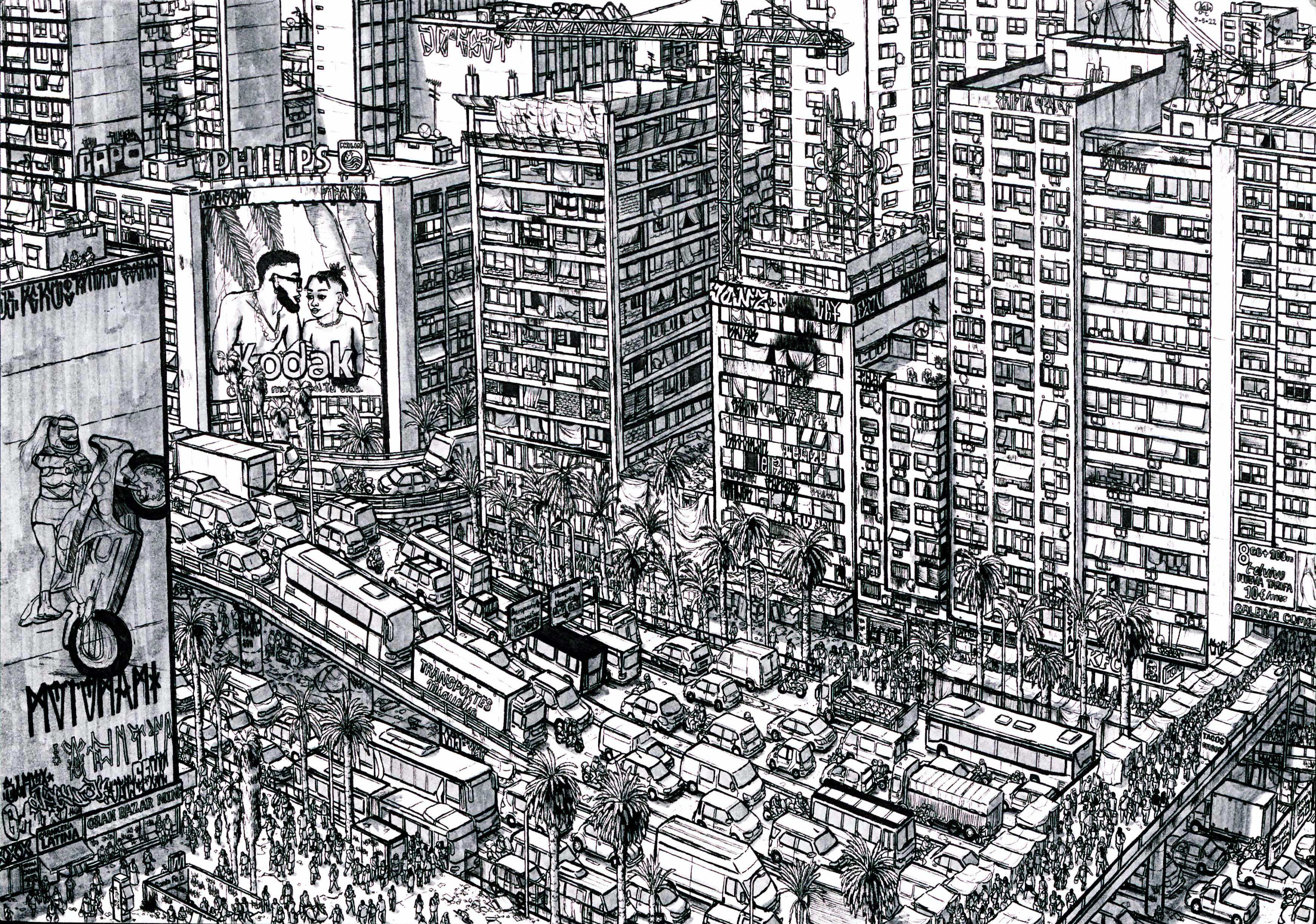 Trinidad, caos urbano del siglo XXI.  by Gabriel Esteve Moreno - Creative Work