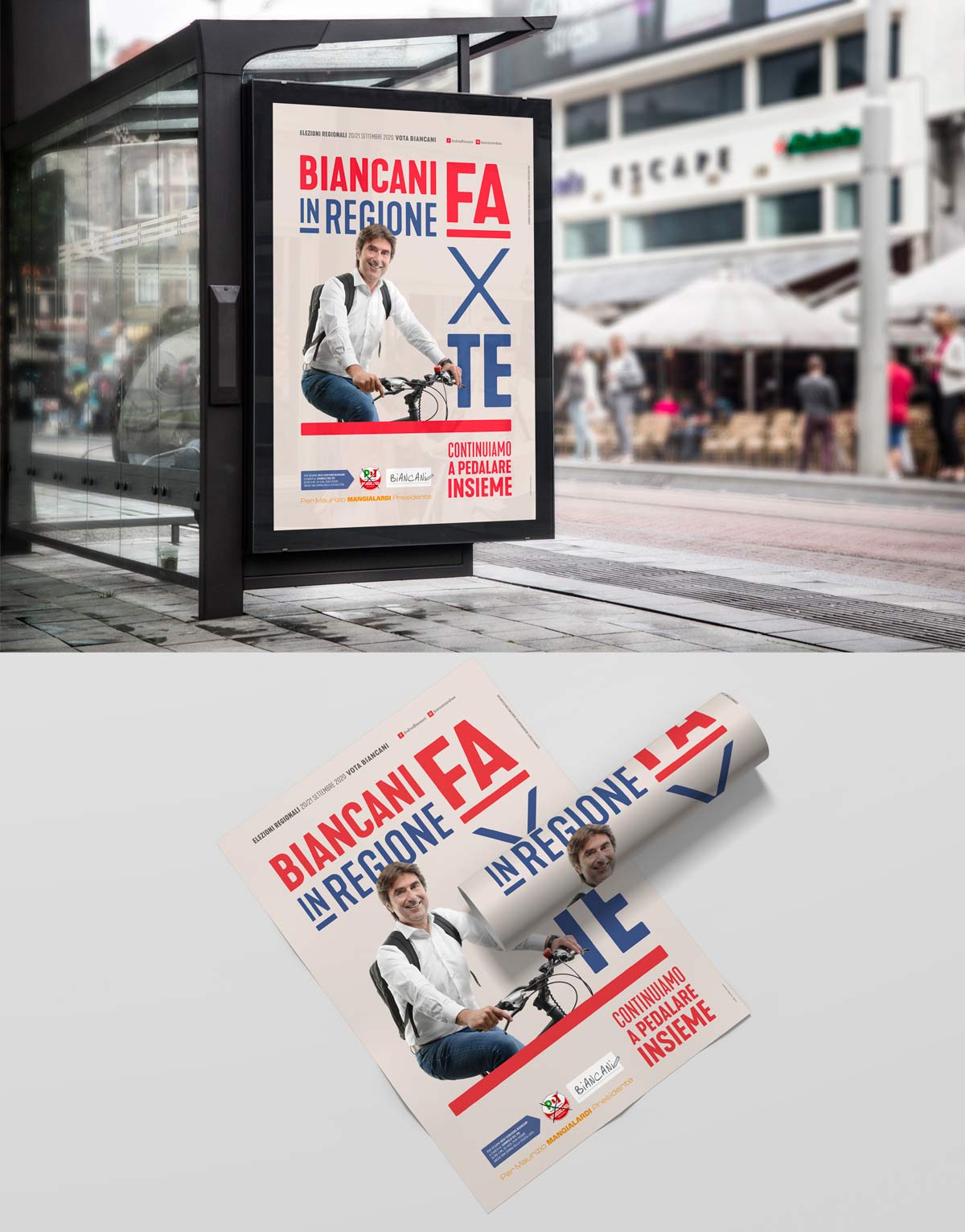 ANDREA BIANCANI – Political Regional Elections Campaign by Nicola Sancisi - Creative Work