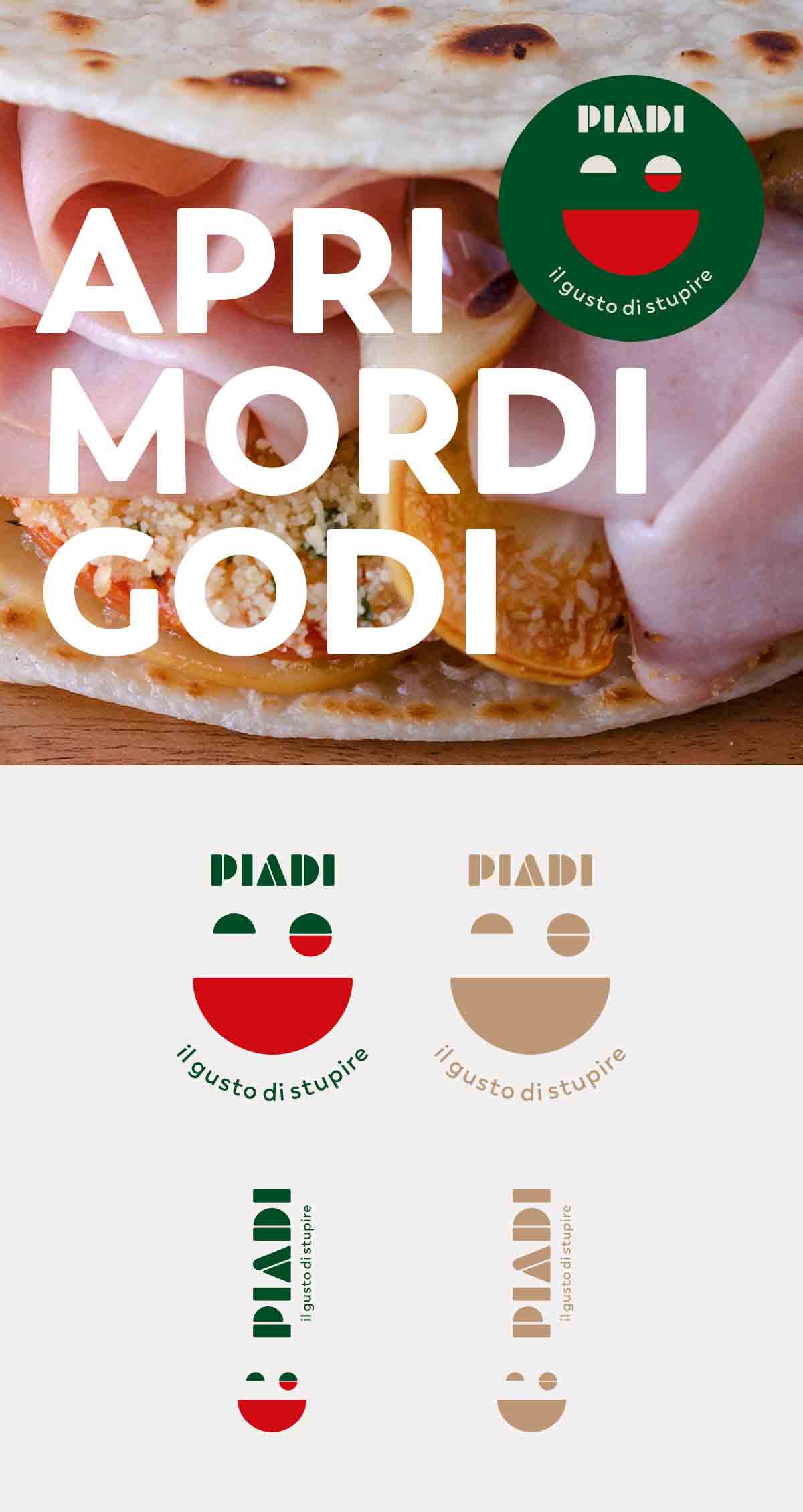 Piadi Milan - Brand Identity by Nicola Sancisi - Creative Work