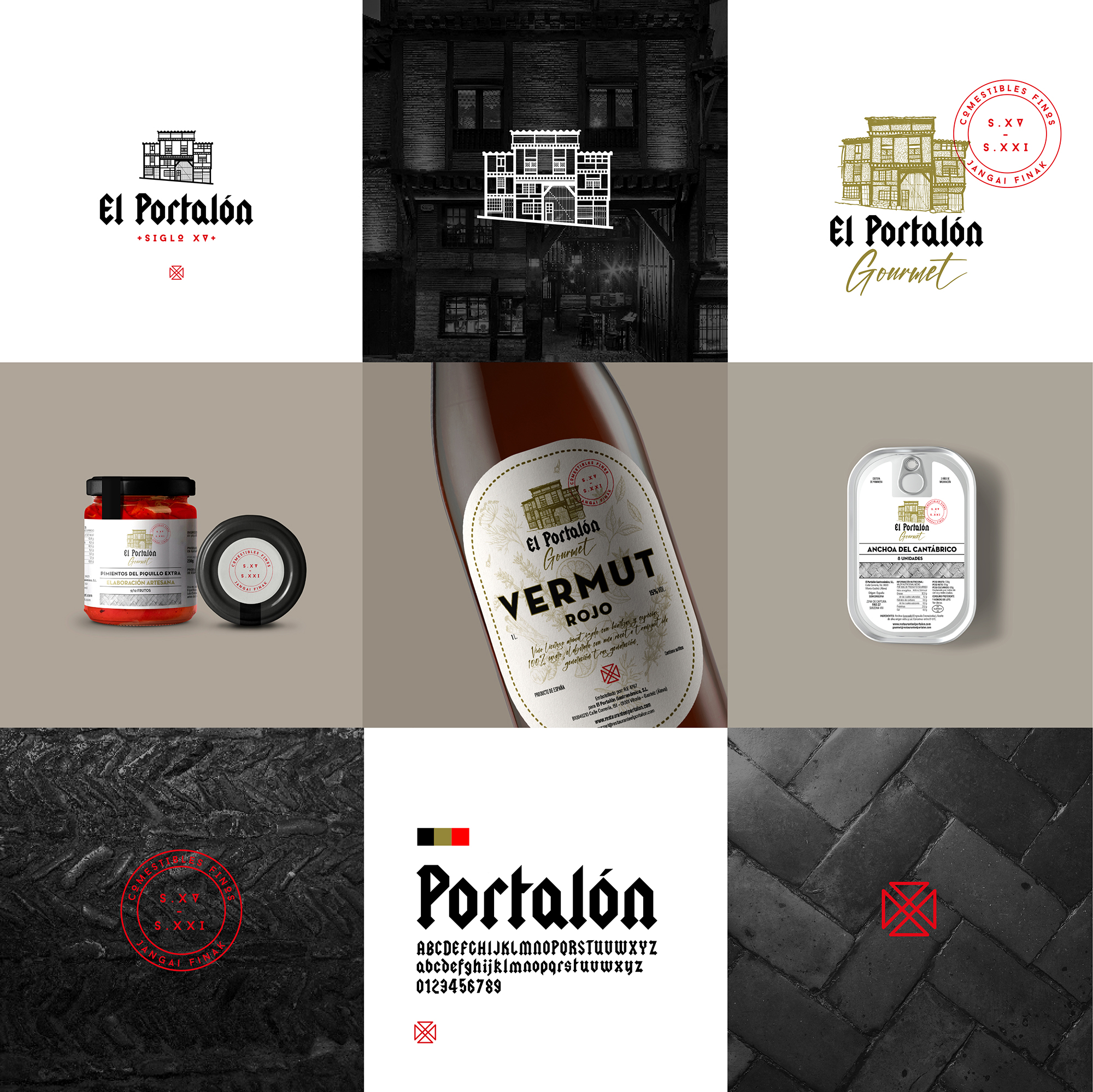 Restaurante El Portalón – Rebranding y diseño de packaging y web by Ana Fernández + Hortelanos (proyecto colaborado) - Creative Work - $i