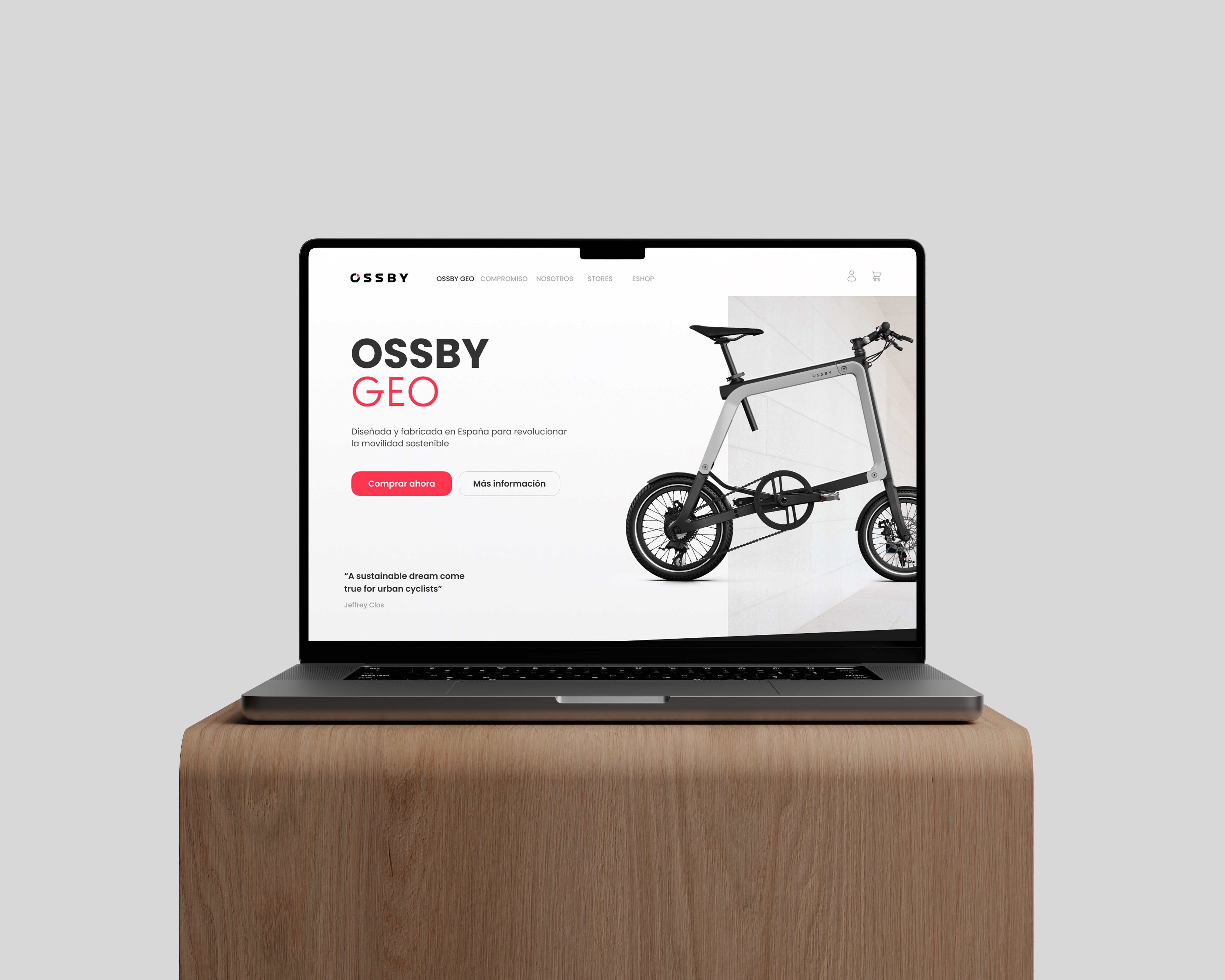 Diseño Web Ossby Bikes by Héctor Lorenzo Caldas - Creative Work