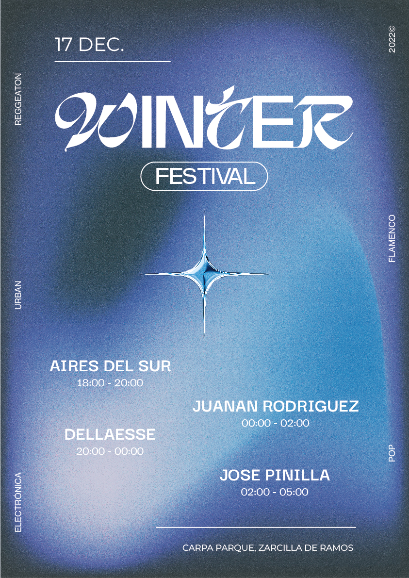 Winter Festival Poster by Natalia Campoy Cobarro - Creative Work