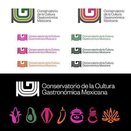 Identidad gráfica del Conservatorio de la Cultura Gastronómica Mexicana