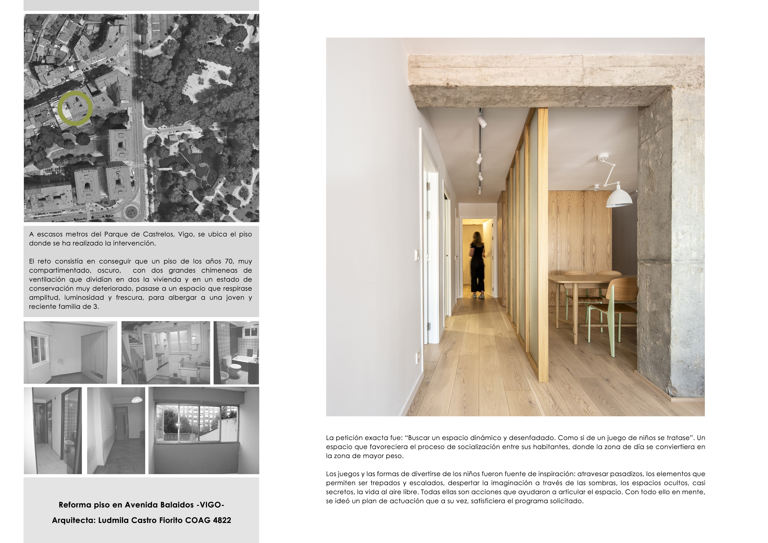 Reforma integral apartamento en Vigo by Ludmila Castro Fiorito  - Creative Work