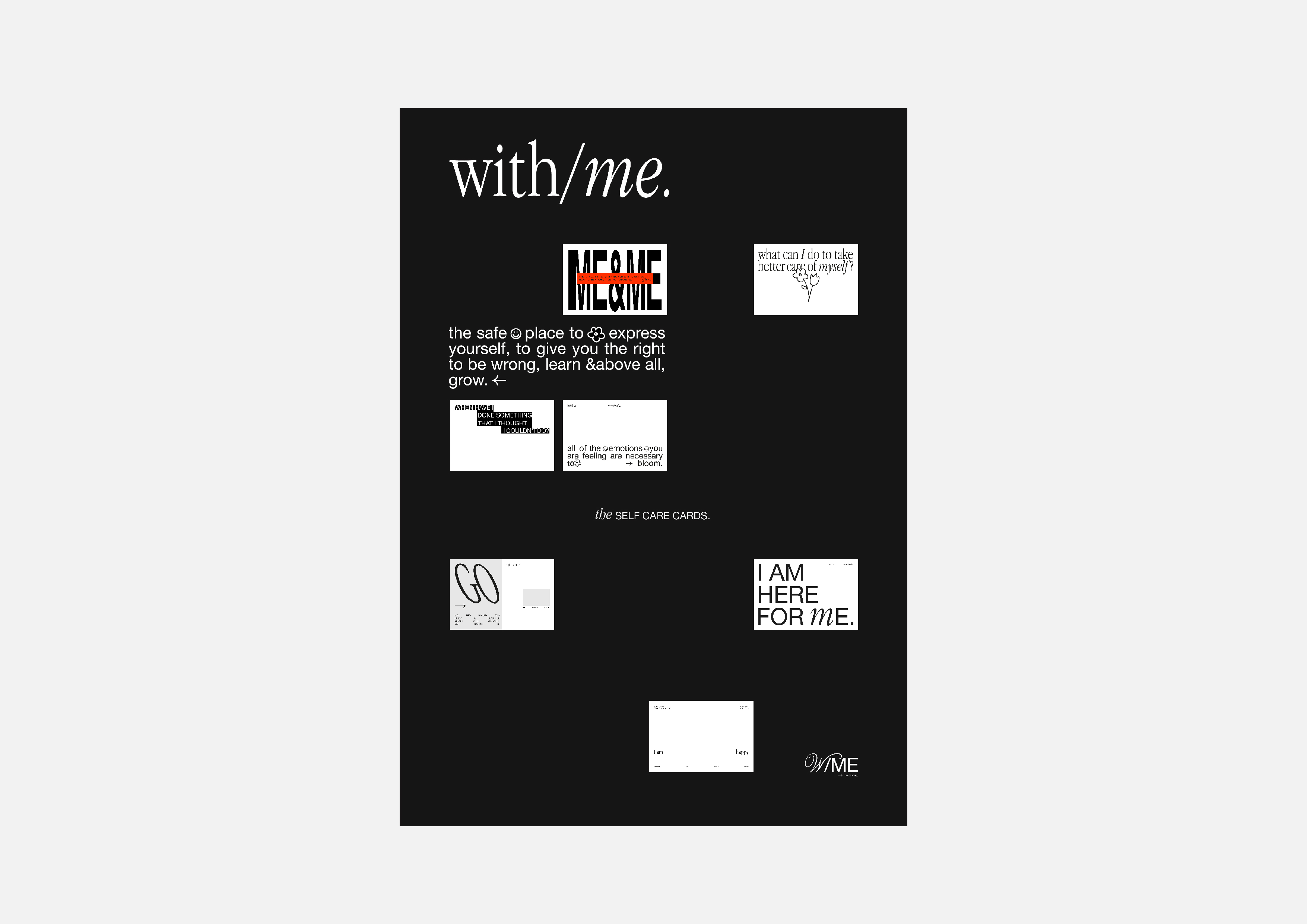 W/ME; the self care cards by Laura Casado - Creative Work - $i