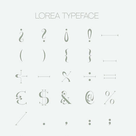 Lorea Typeface